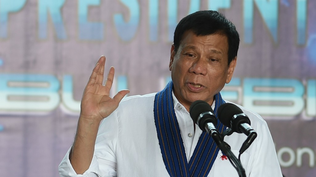 Rodrigo Duterte volvió a generar polémica (AFP)