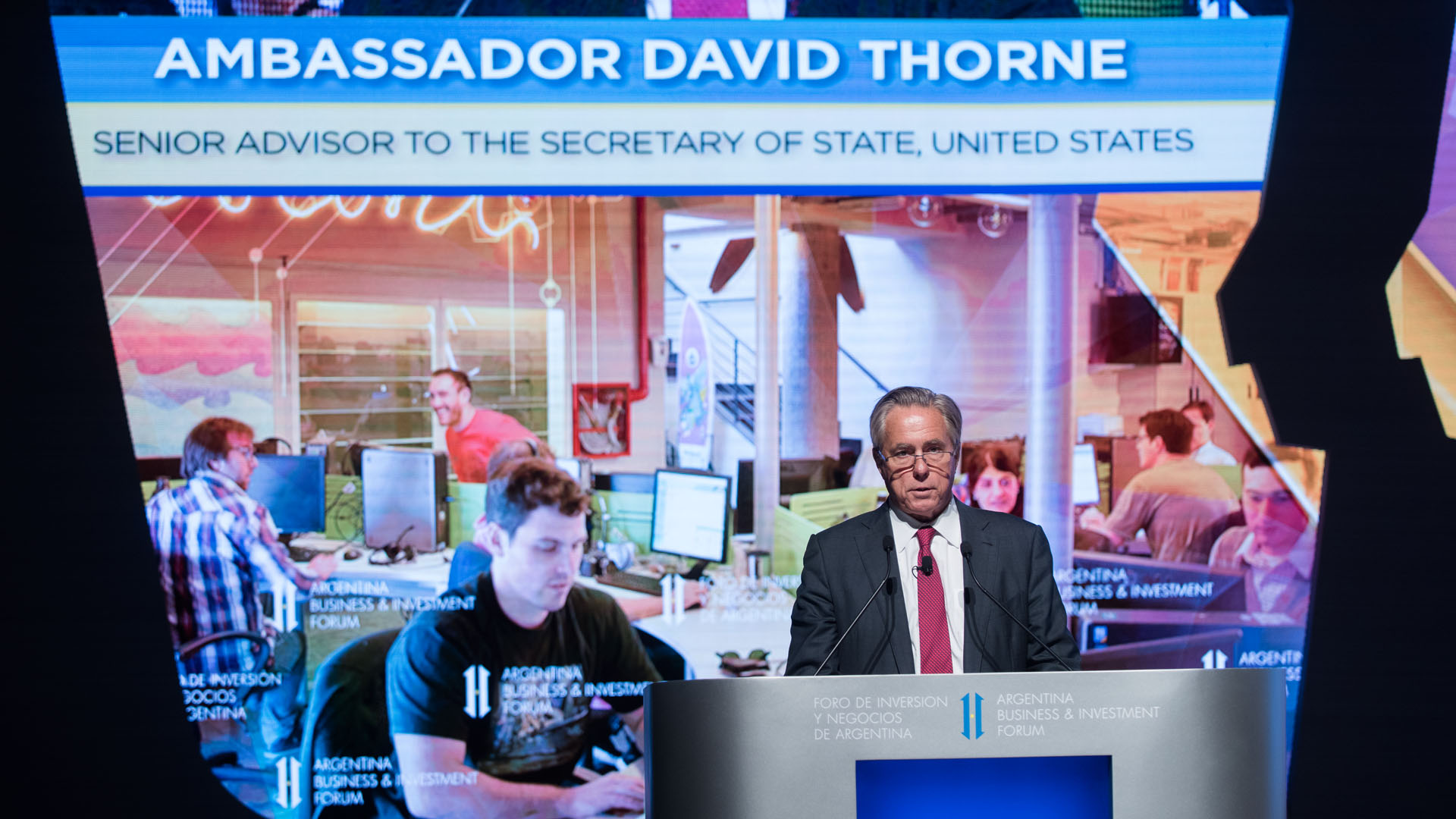 David Thorne, Asesor Senior del Secretario de Estado, Estados Unidos (Adrián Escandar)