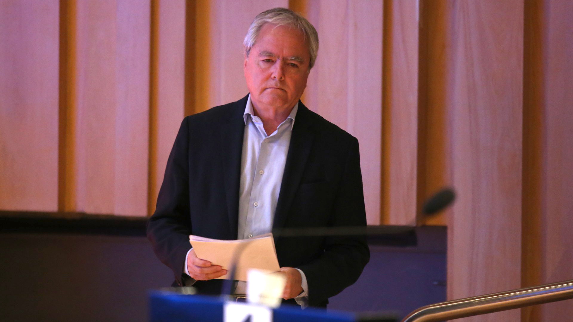 El presidente provisional del Senado, Federico Pinedo.