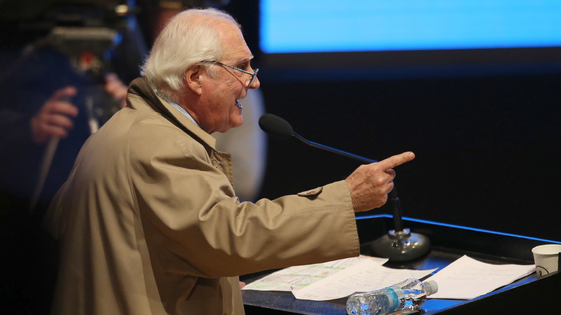El senador Fernando “Pino” Solanas.