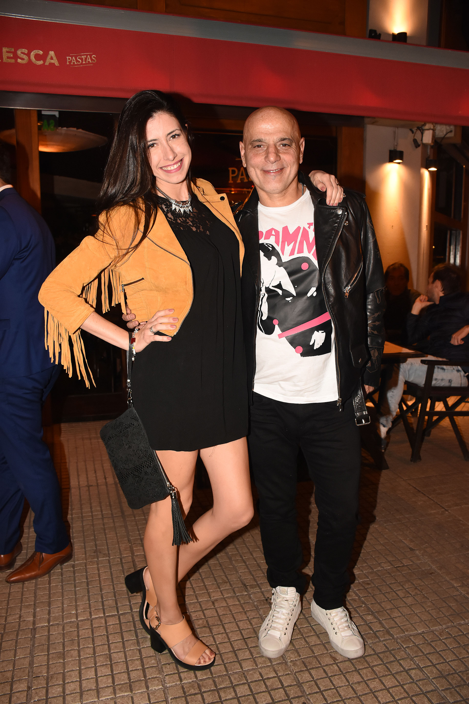 Zeta Bosio y su mujer Estefanía Iracet