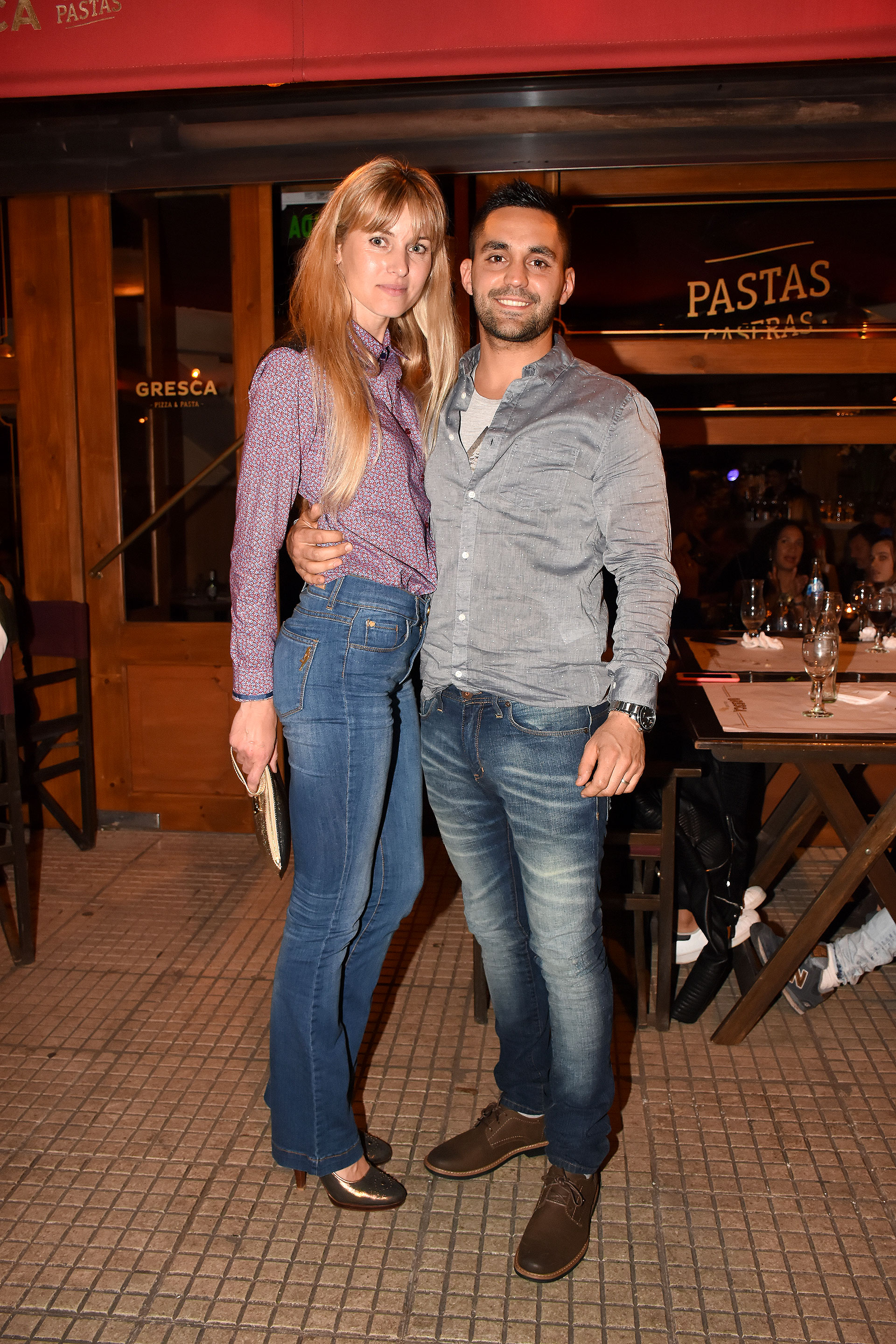Carolina Gimbutas y Matías Martínez