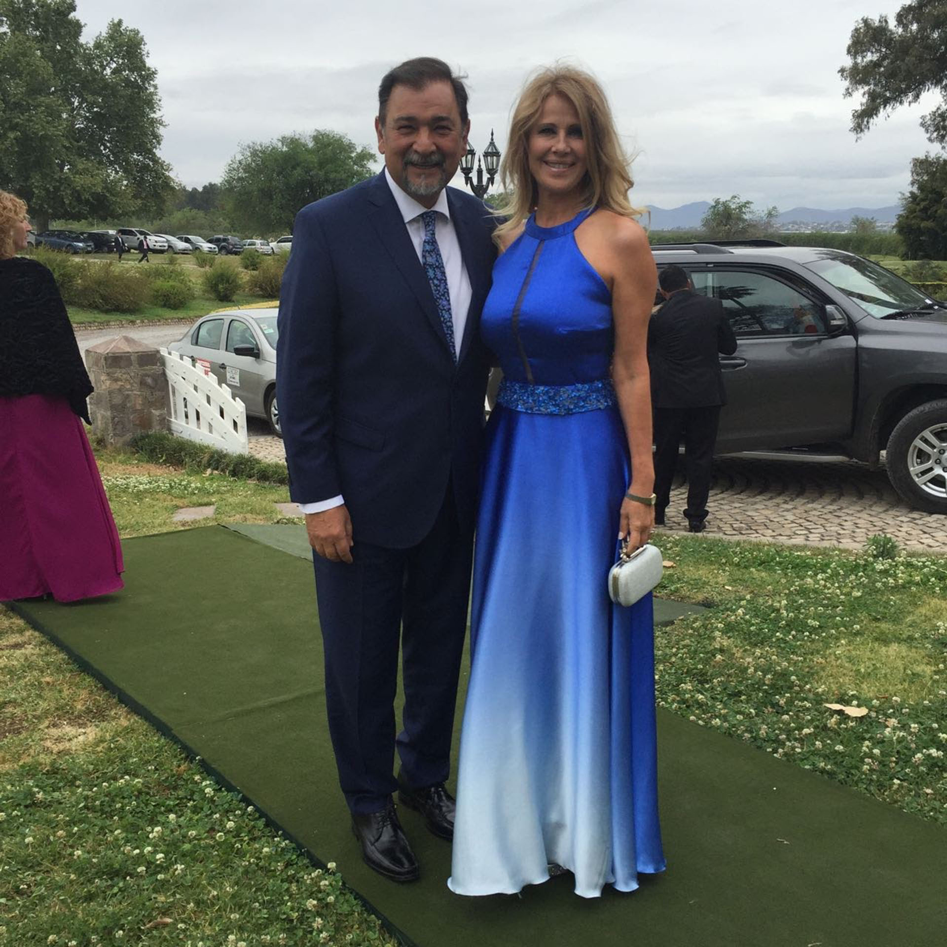 El vicegobernador Miguel Isa y su esposa Elizabeth Kiriaco Turitich