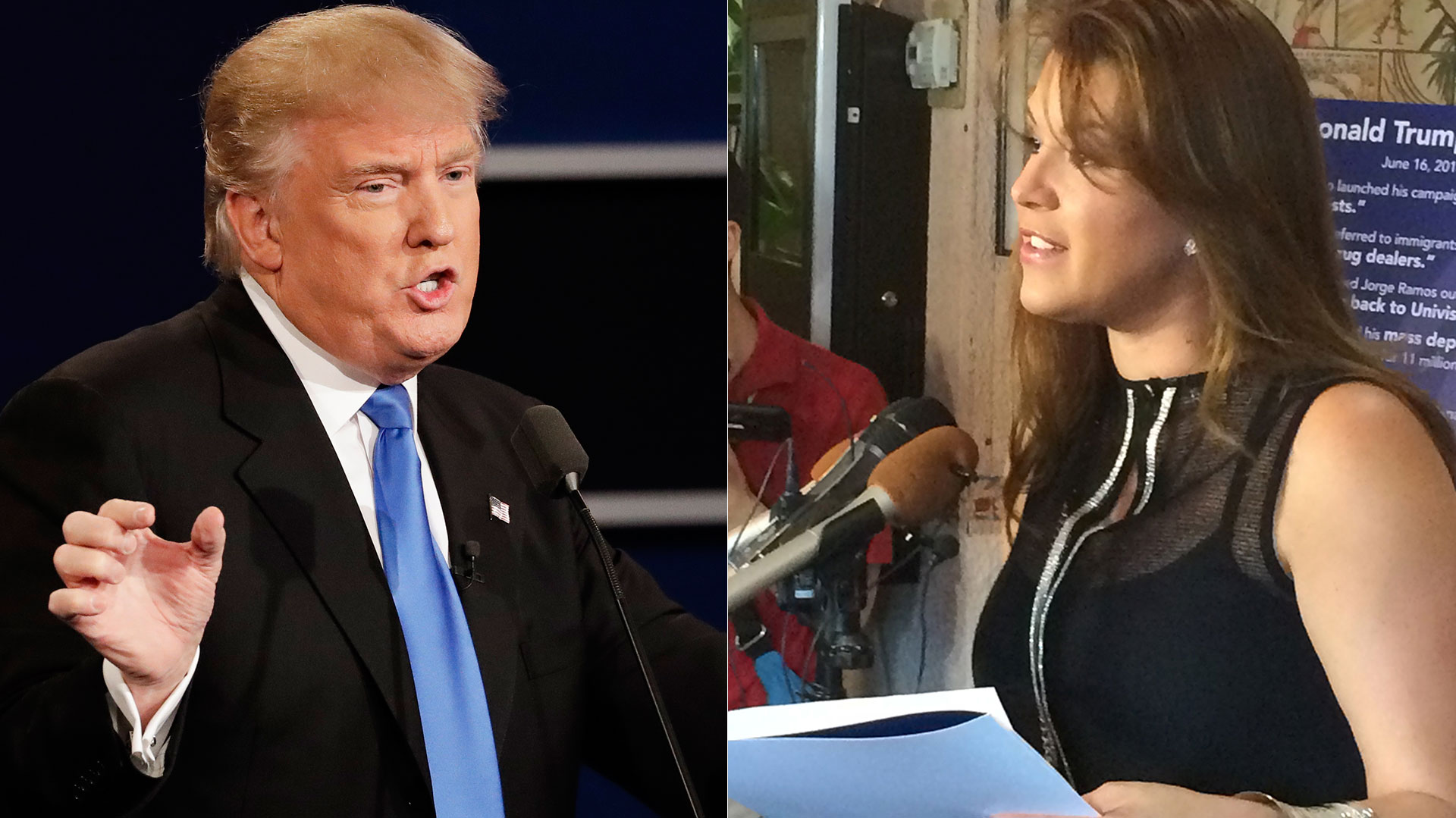 Donadl Trump llamó “Miss Piggy” a Alicia Machado luego de que ganara Miss Universo en 1996 (Foto: AP)