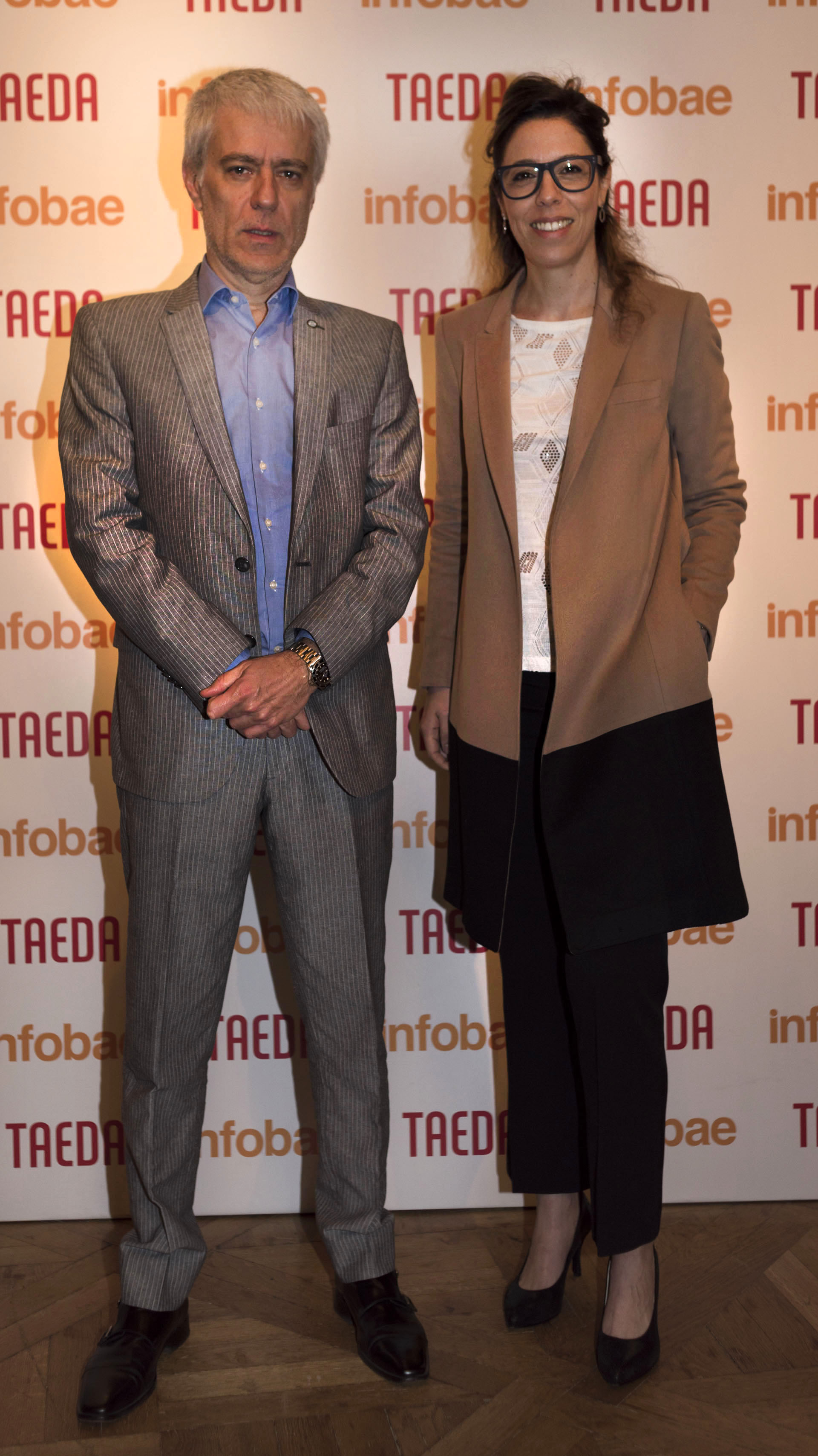 El fiscal Ricardo Sáenz y Laura Alonso