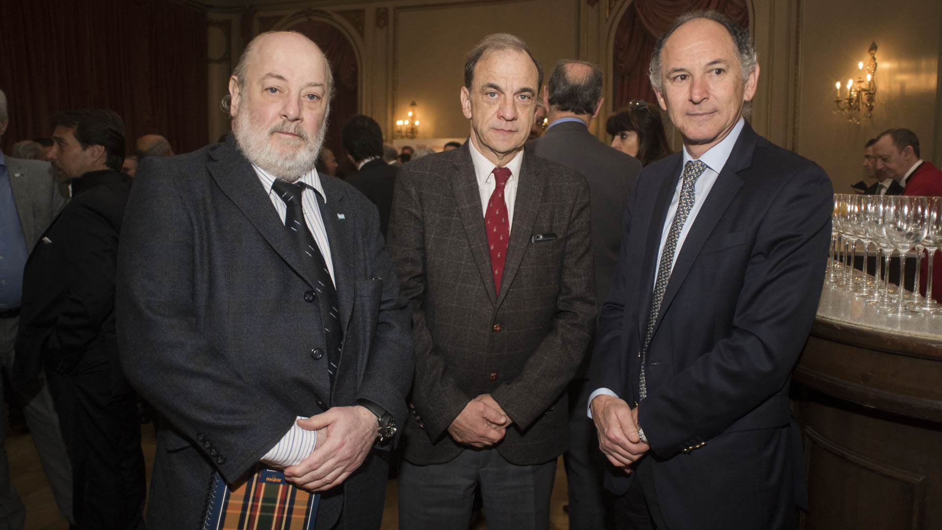 Claudio Bonadio, el fiscal federal Raúl Pleé y el abogado Horacio Tomás Liendo