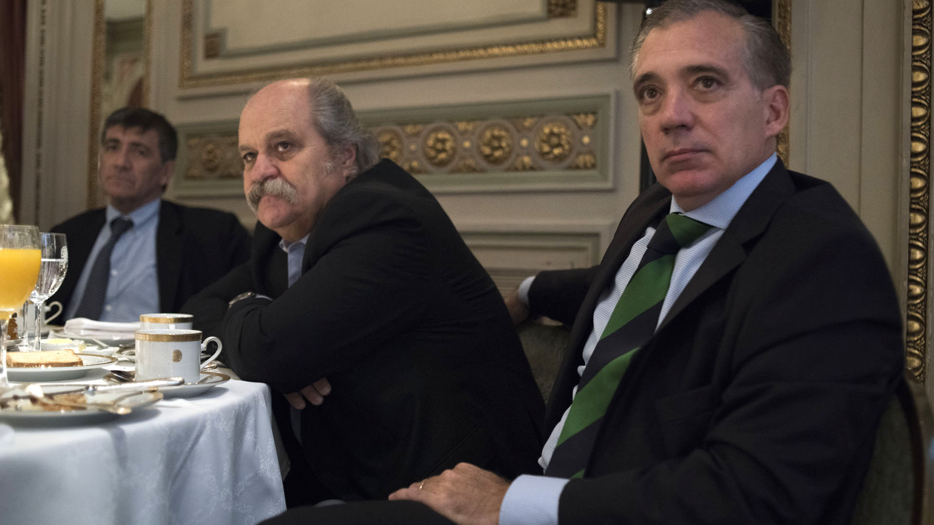 El ex ministro de Seguridad de la provincia de Buenos Aires, Alejandro Granados, y el fiscal Álvaro Garganta.