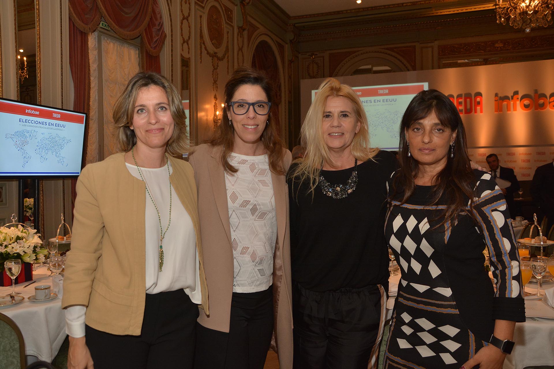 La empresaria Patricia Santa Marina, Laura Alonso, la doctora Marcela Losardo y Viviana Zocco