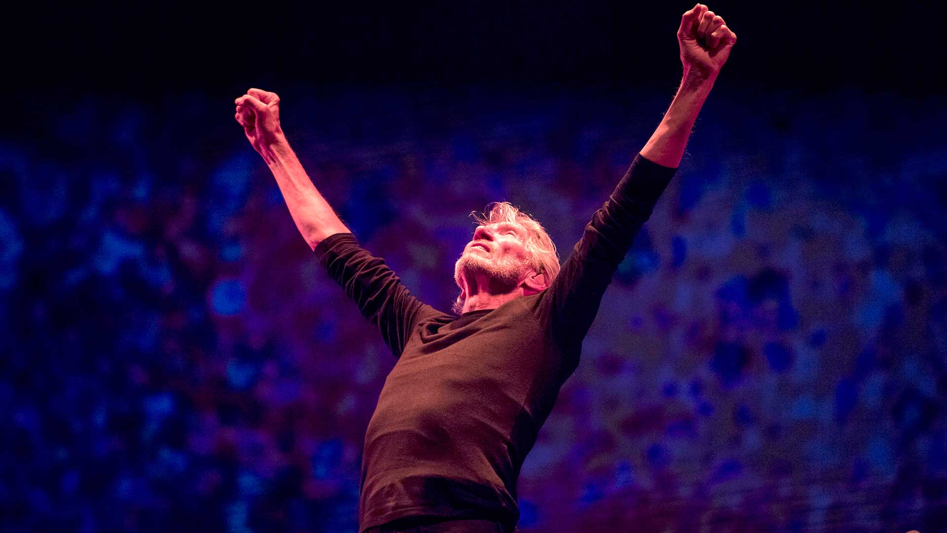 Roger Waters, el gran músico inglés se comprometió con la causa humanitaria por la identidad de los soldados de Malvinas (EFE)