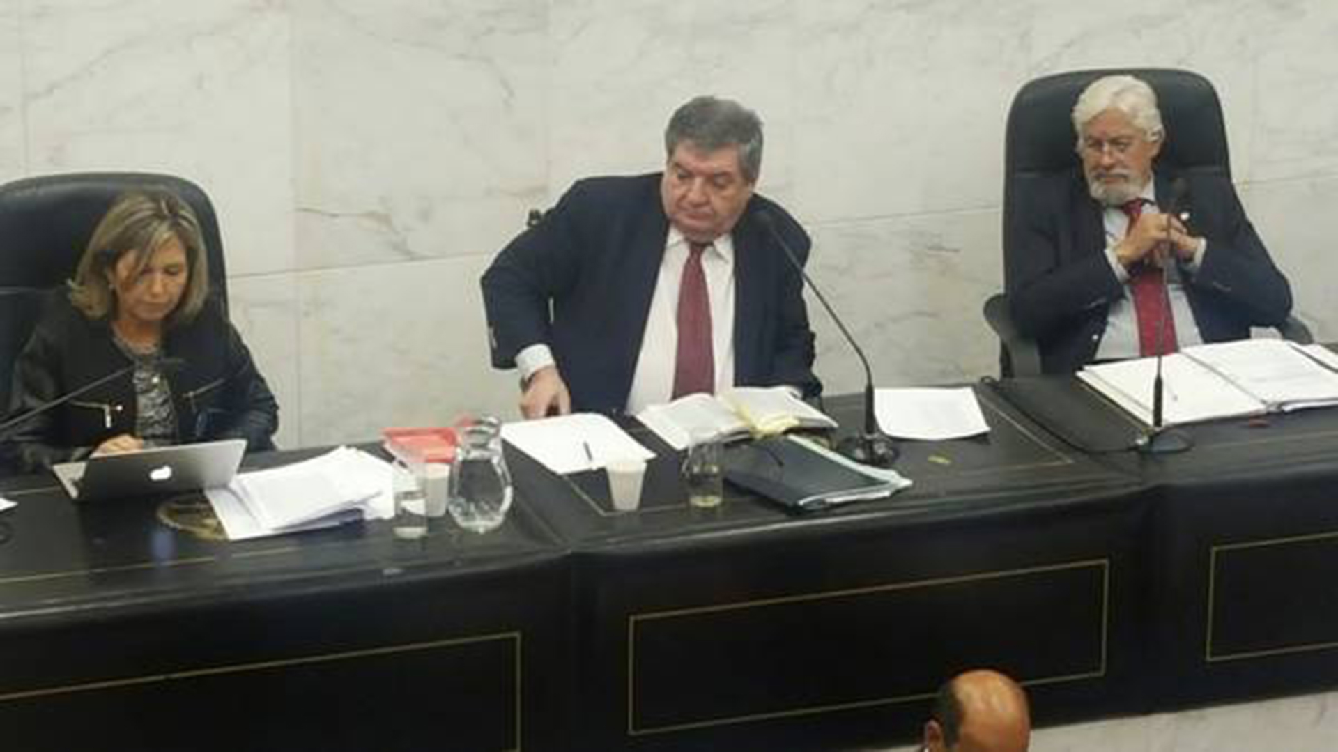 María Alicia Noli, Juan María Ramos Padilla y José María Pérez Villalobos; los jueces apartados (DYN)
