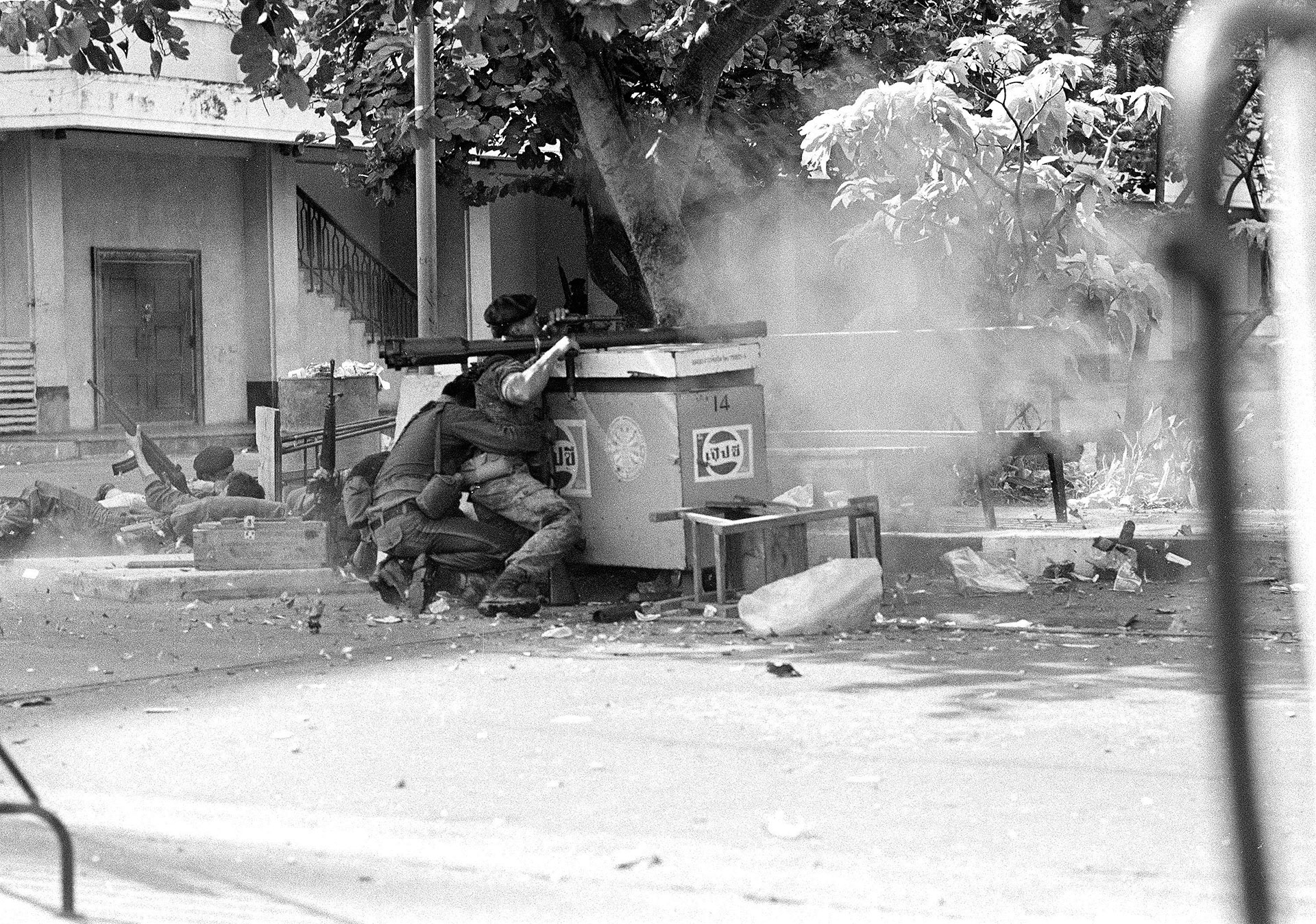 Thammasat las imágenes de una masacre que cumple 40 años y que pocos