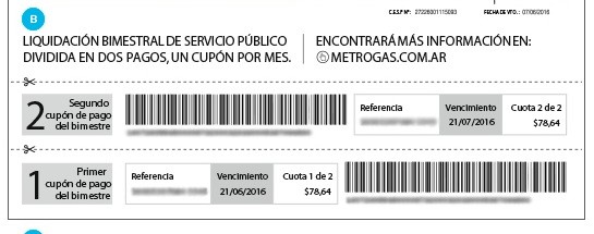 Este modo de pago con dos cupones ya había quedado vigente con los aumentos.