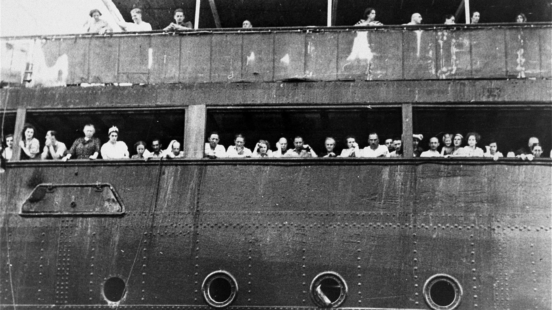 El Saint Louis, en su frustante viaje a América con alemanes judíos que escapaban del nazismo.
