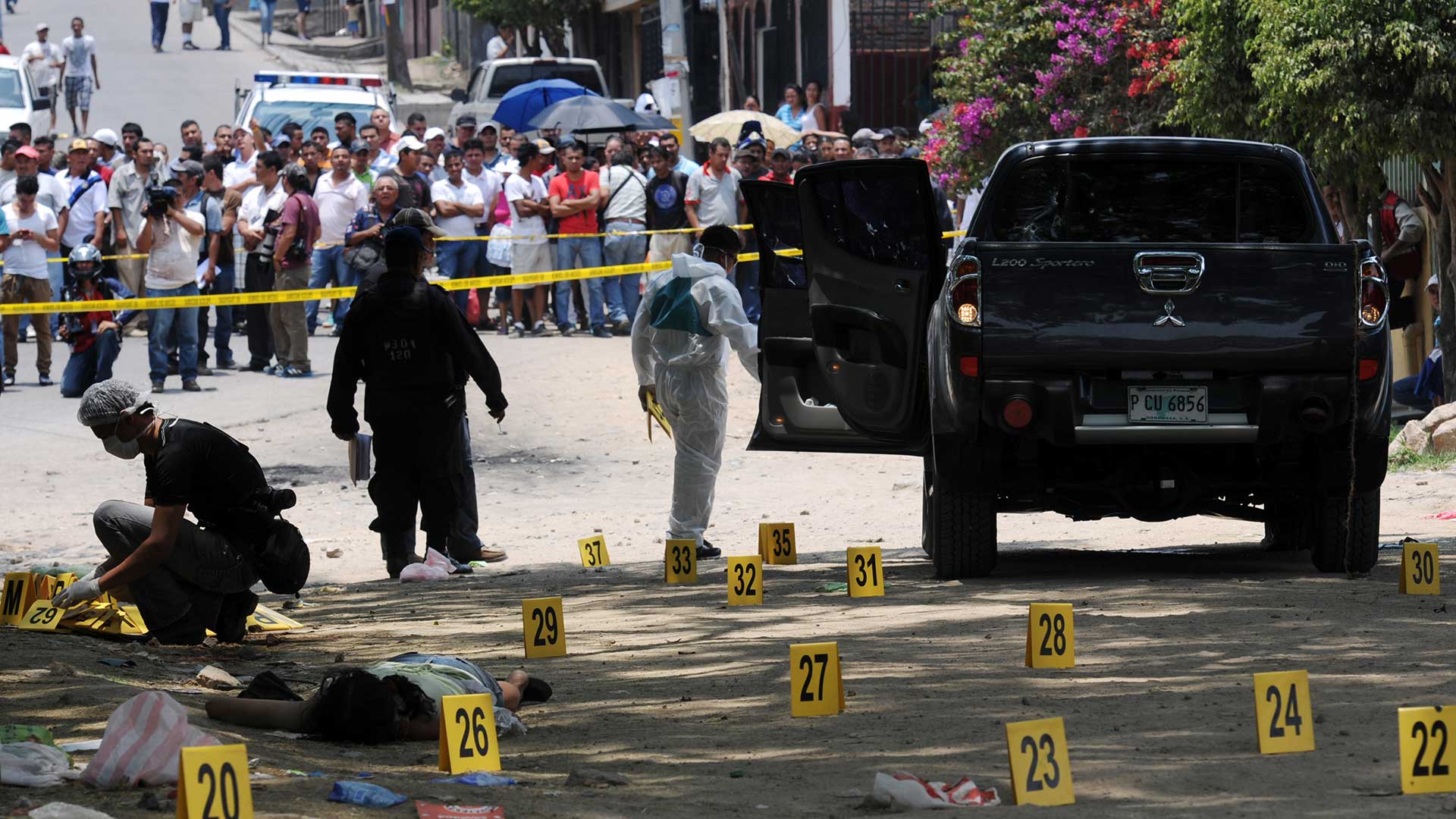 Honduras es uno de los países fuera de zona de guerra con los índices más altos de homicidios