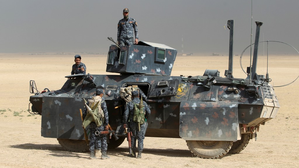 Blindados iraquíes (AFP)