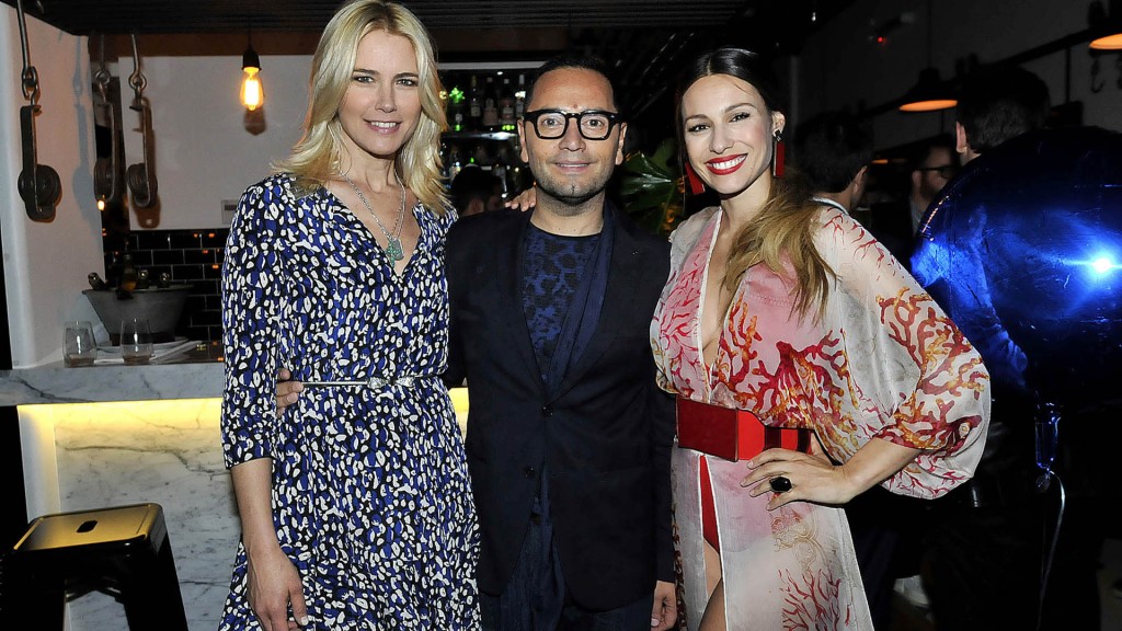 Fabián con Pampita y Valeria Mazza – Crédito: Verónica Guerman – Teleshow