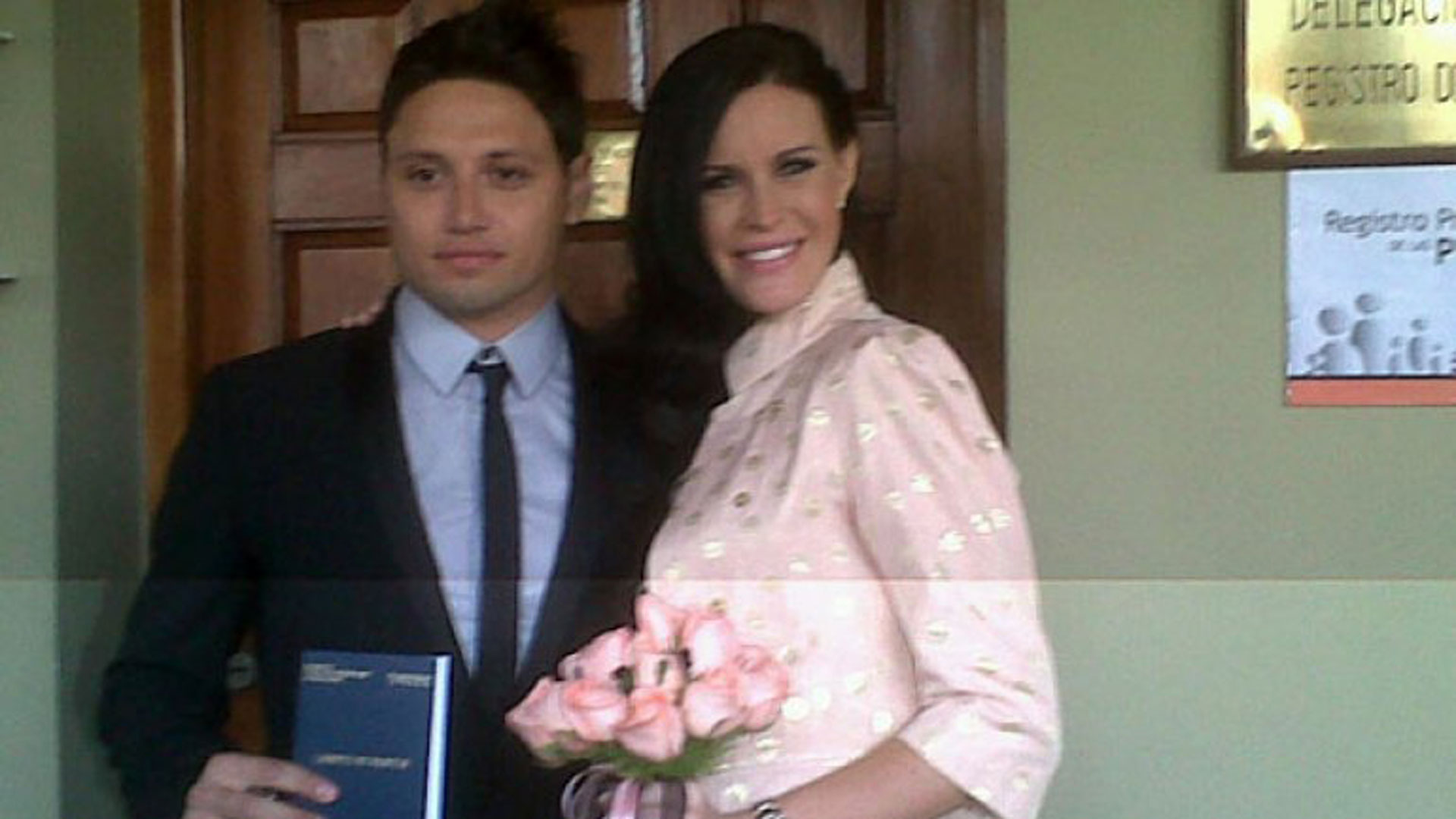 Mauro Zarate y Natalie Weber