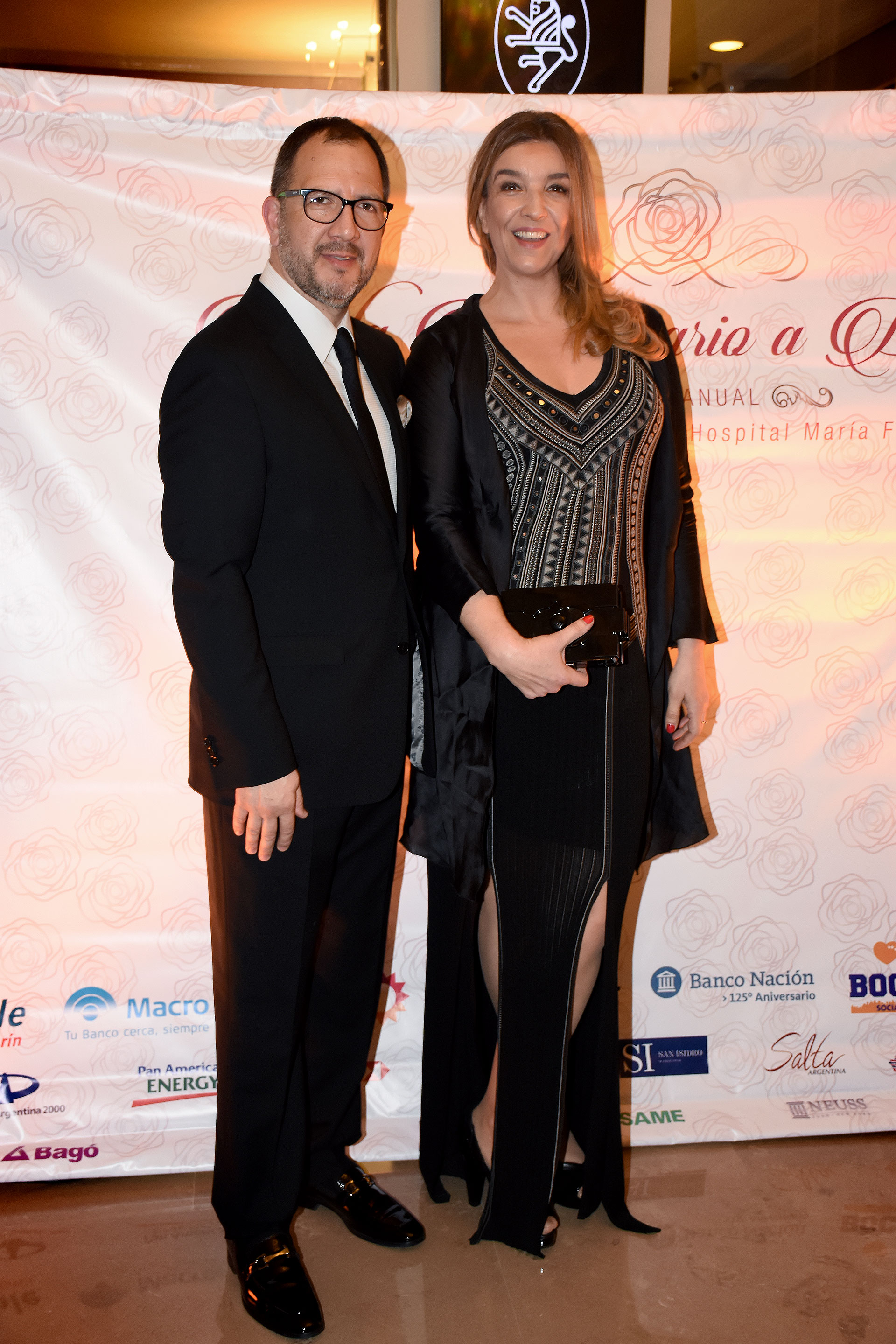 Fabián Perechodnik, secretario general del Gobierno de la Provincia de Buenos Aires, y Gabriela Solustri