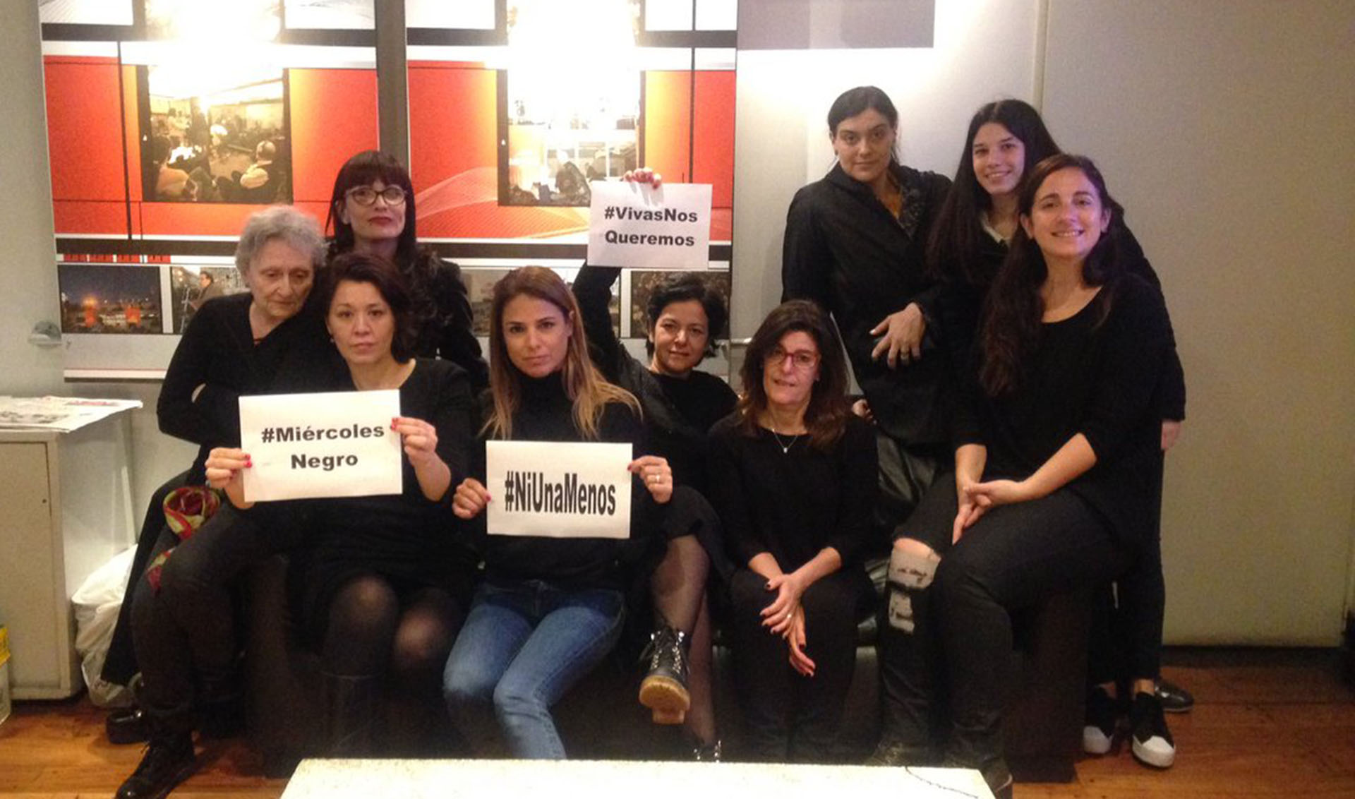 Las mujeres de Radio Mitre se sumaron al #MiércolesNegro