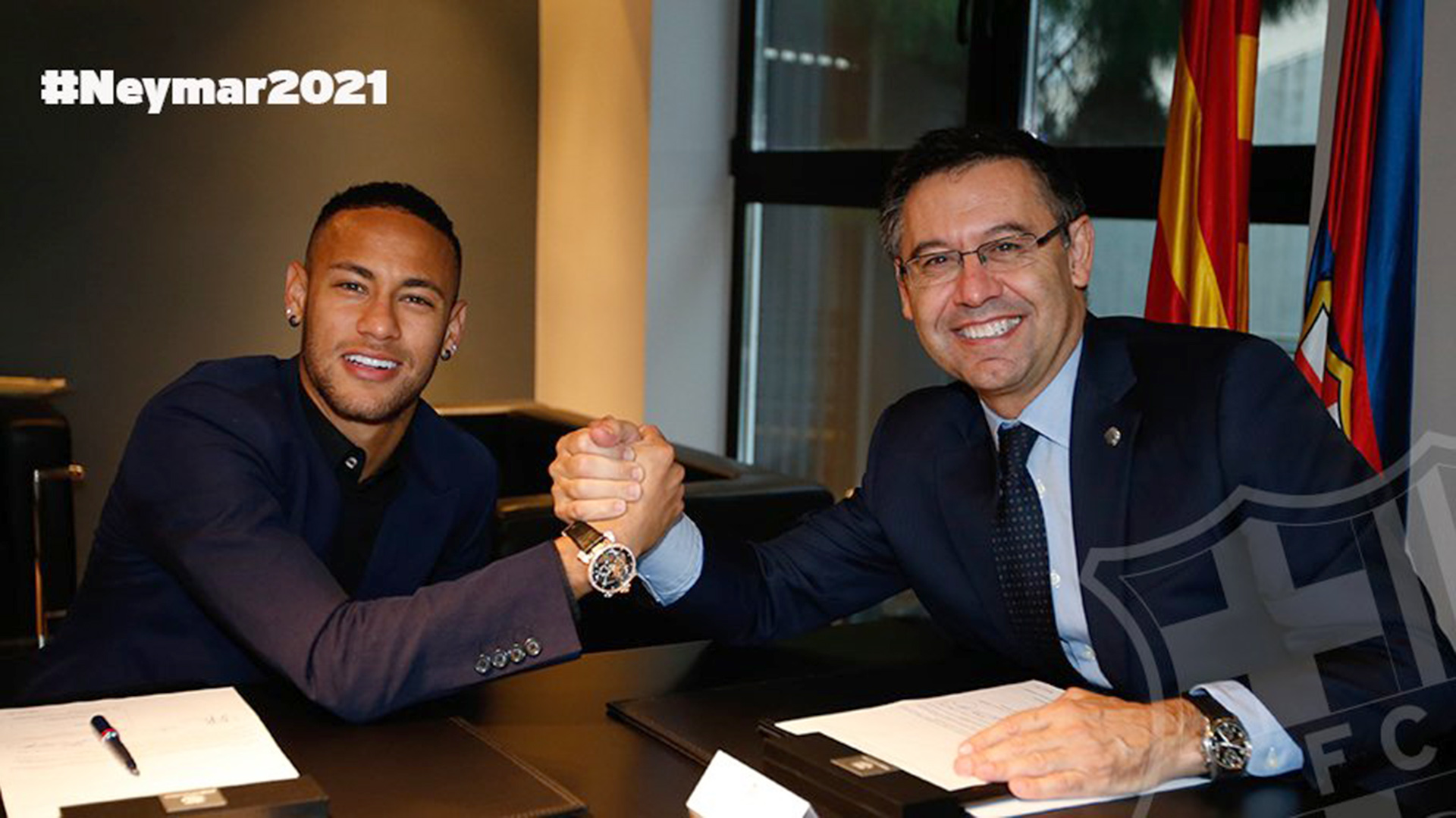 El brasileño fue transferido al Paris Saint Germain proveniente del Barça (@FCBarcelona_es)
