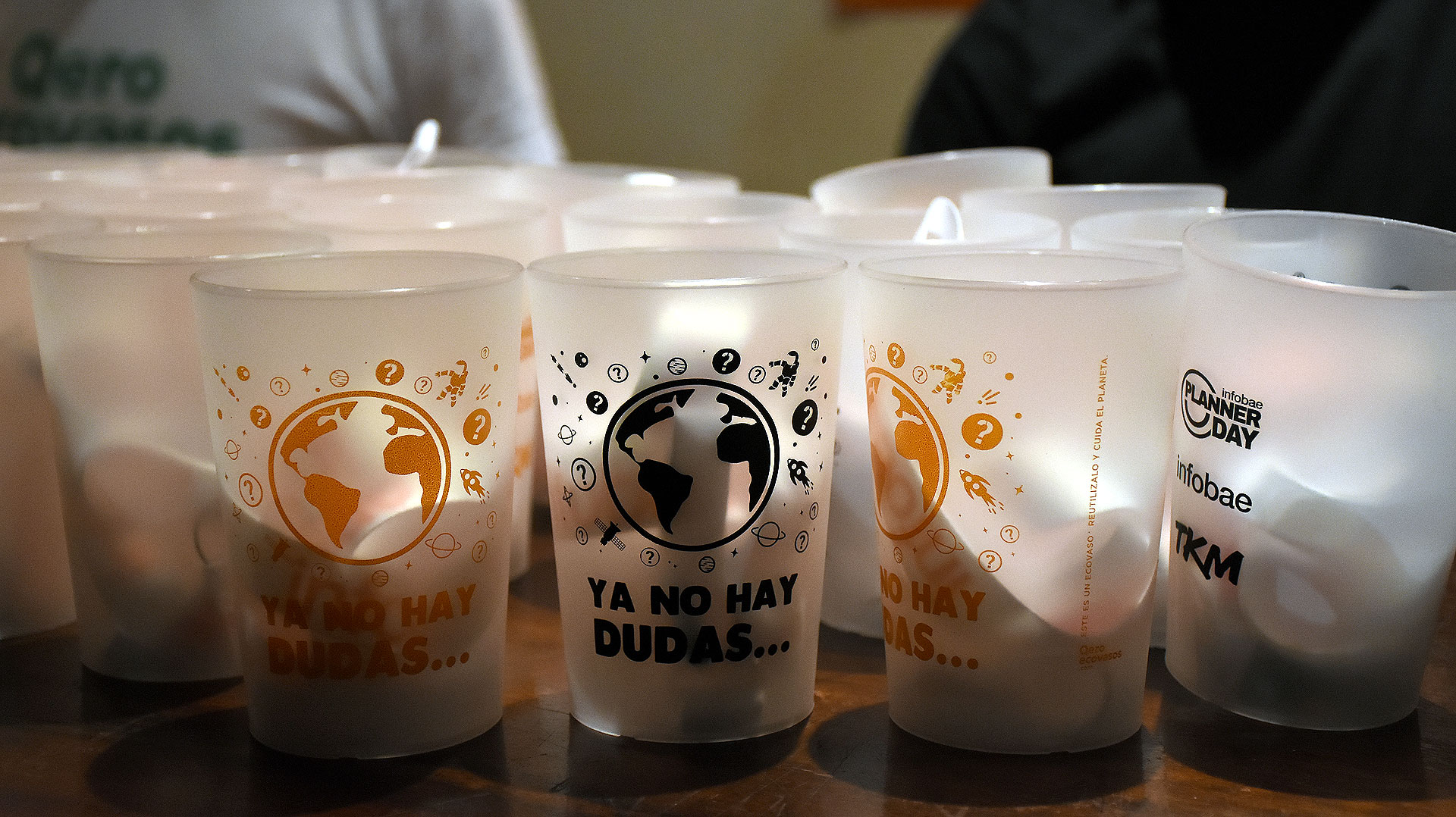 Los EcoVasos en el Infobae Planner Day