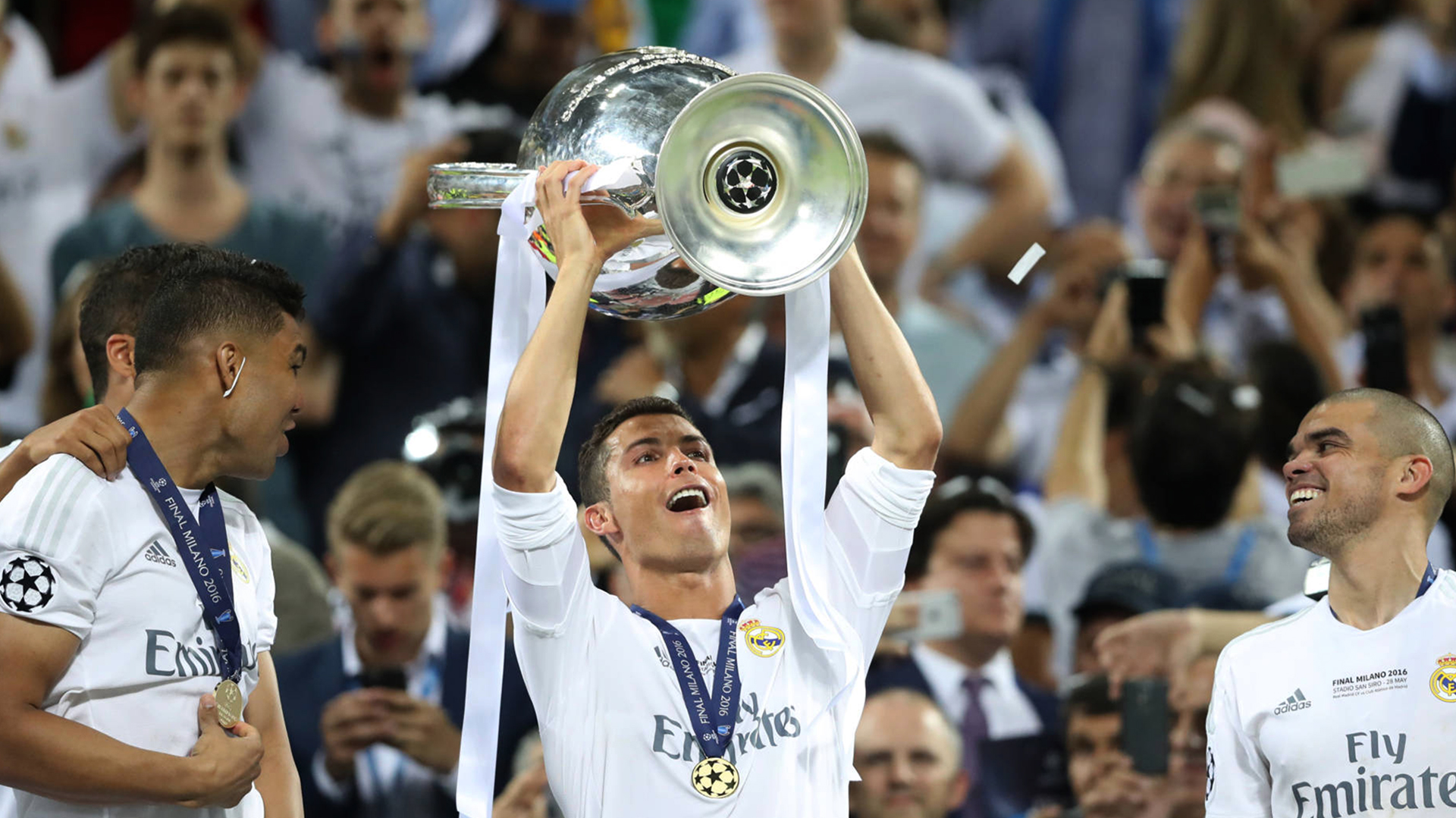 Cristiano levantó la Champions League con el Real Madrid (Reuters)