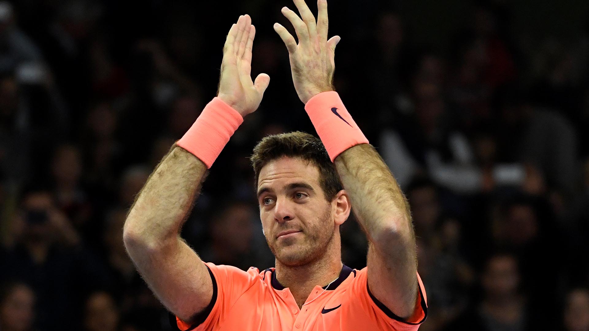 Juan Martín Del Potro agradeció el apoyo del público durante todo el torneo sueco y “a todos los que me bancaron sin importar si jugaba al tenis o no”