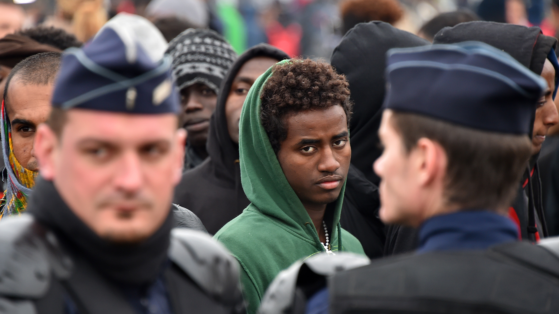 La “jungla” de Calais, centro de refugiados (AFP/PHILIPPE HUGUEN)