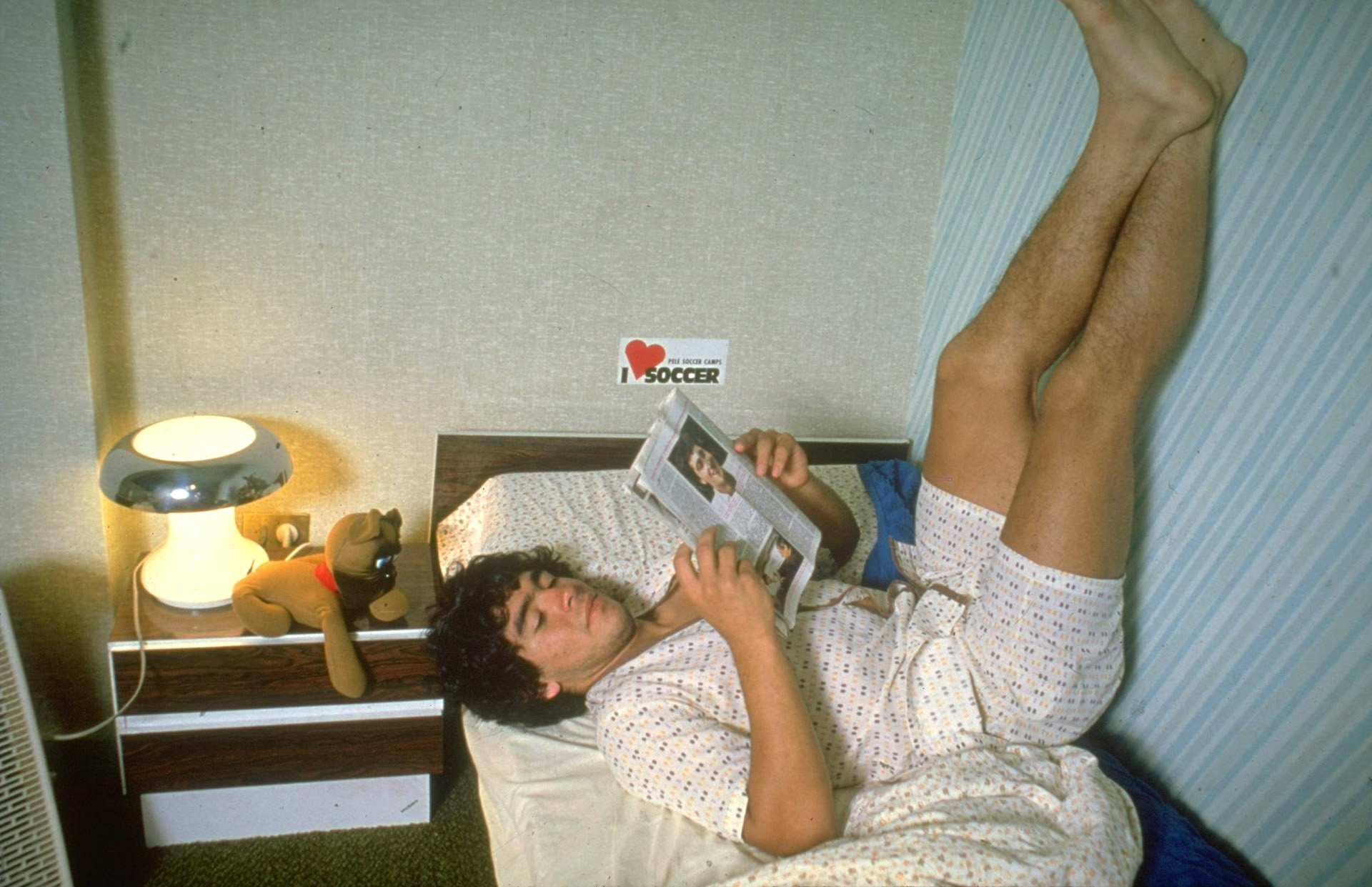 En su pieza de la casa en La Paternal, que actualmente es un museo