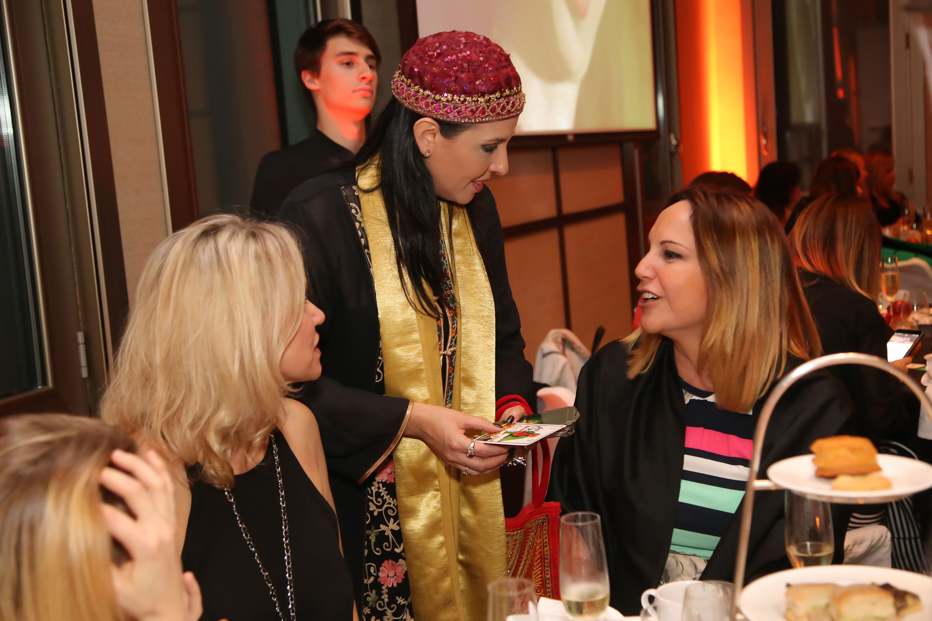 Jimena La Torre junto a las invitadas