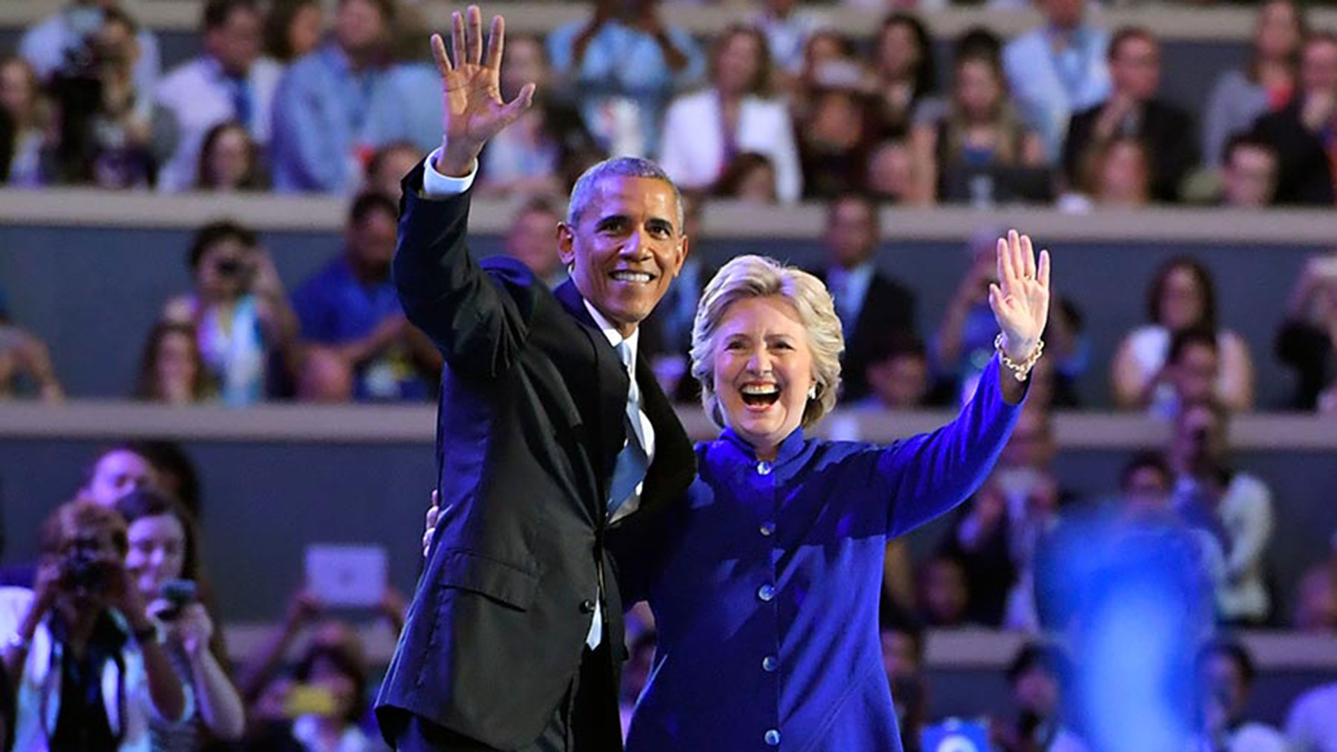 Barack Obama y Hillary Clinton (AP)