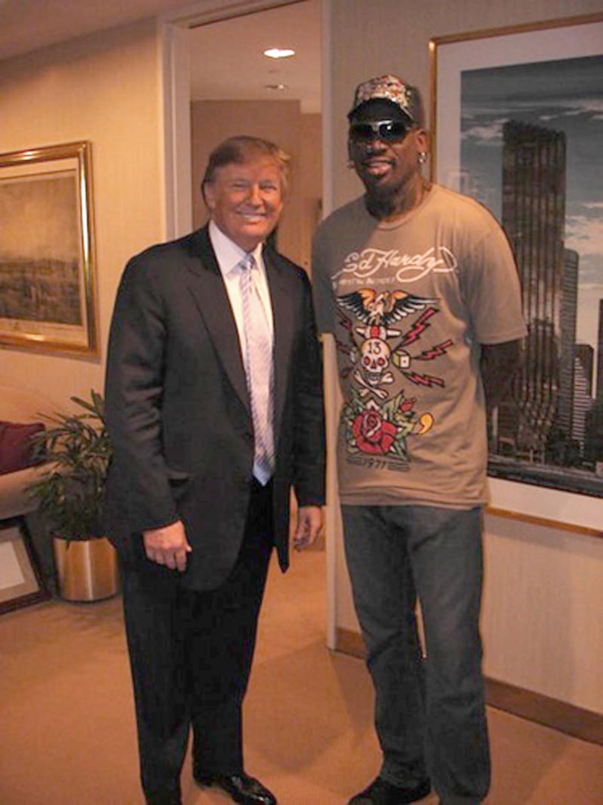Dennis Rodman y Donald Trump mantienen una amistad desde hace varios años