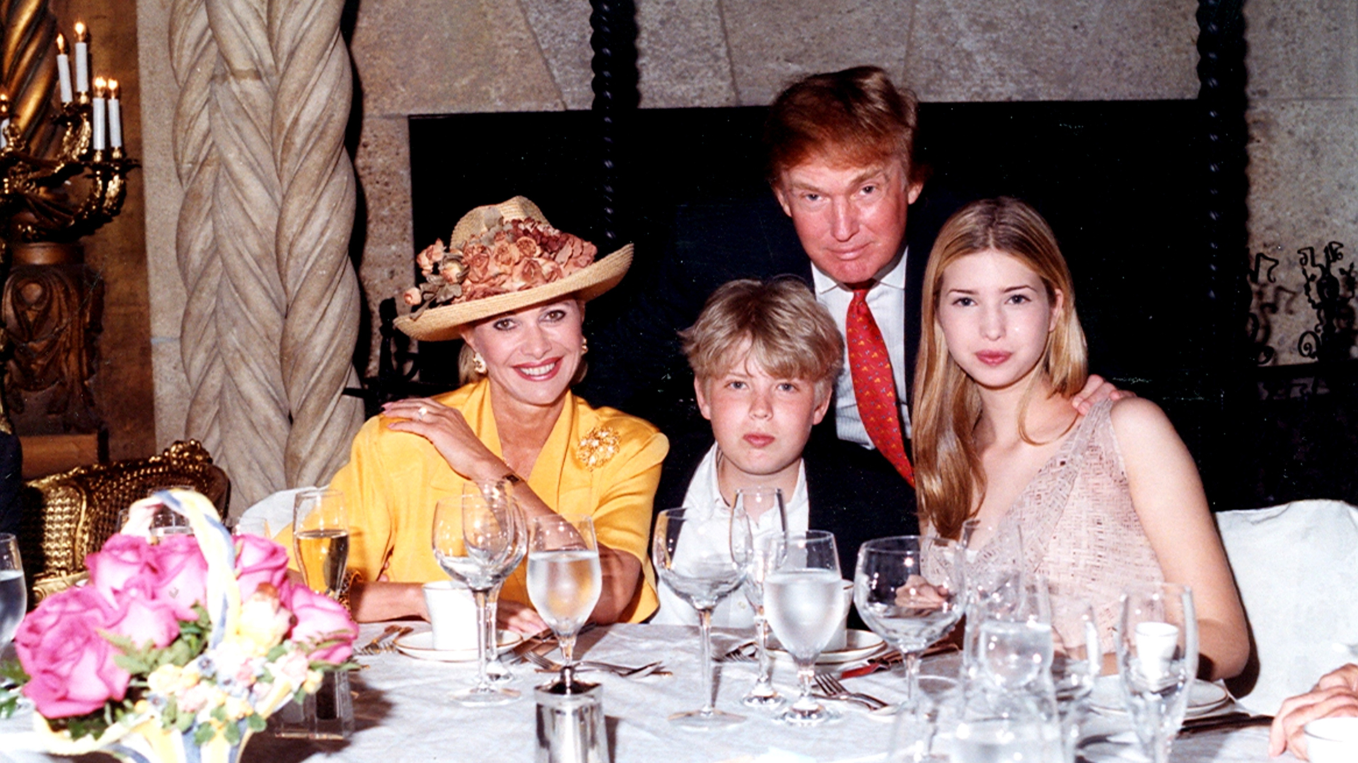 Retrato familiar: Ivana, Eric, Donald e Ivanka (1988)