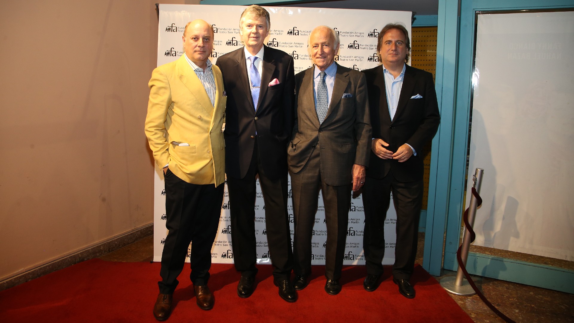 Martín Cabrales, Guillermo Stanley, Santiago Soldati y Tato Lanusse