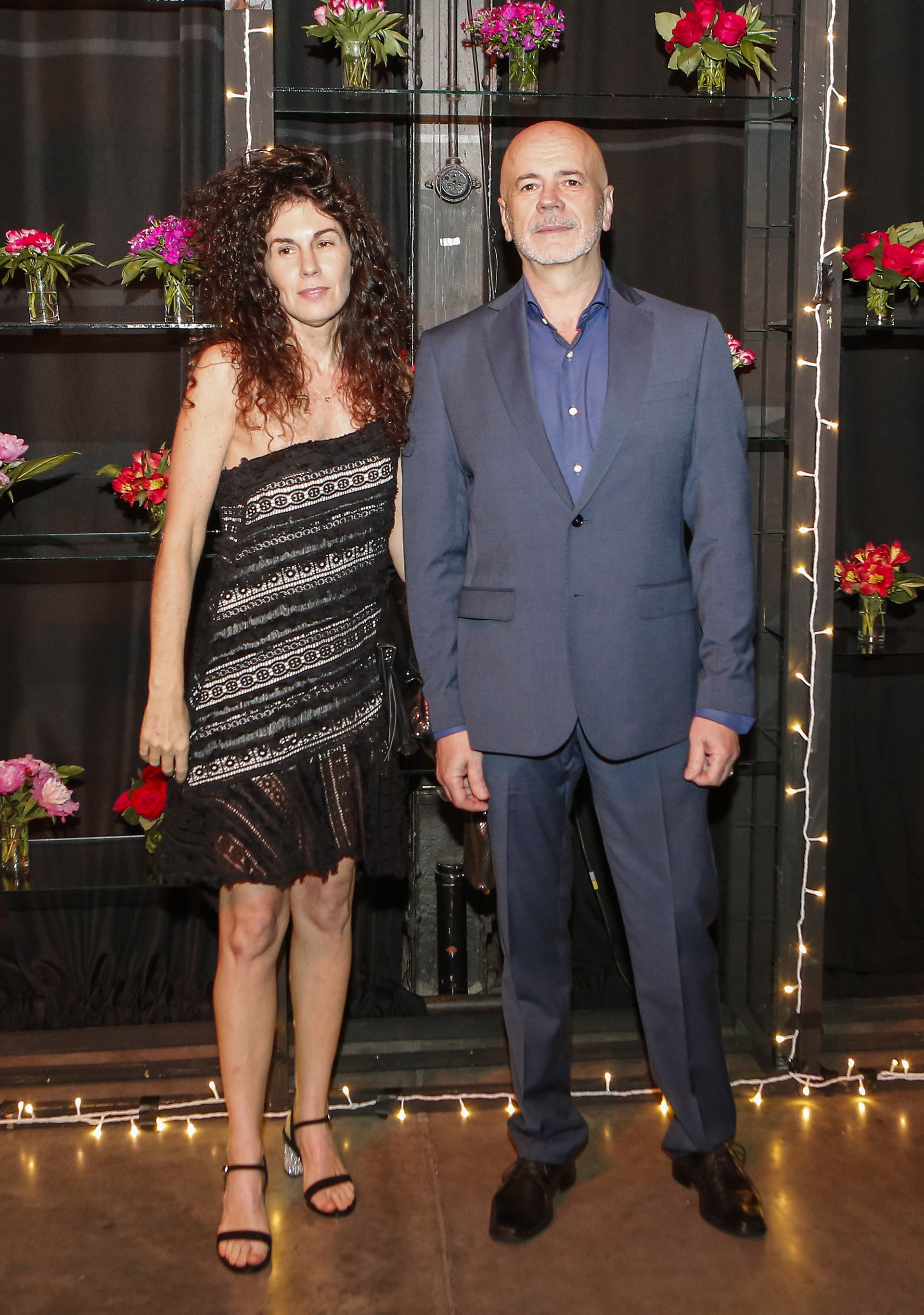 Jorge Telerman, director del Complejo Teatral de Buenos Aires, y la artista plástica Cynthia Cohen