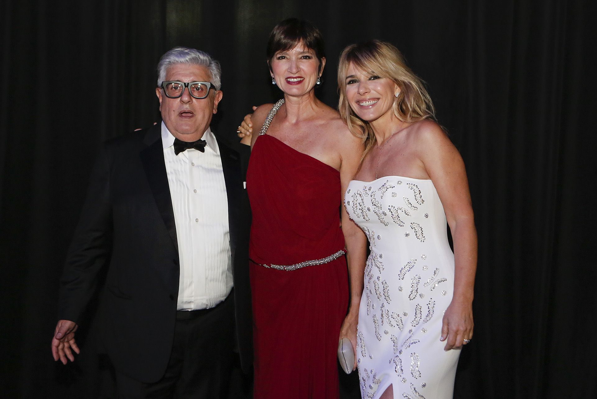 Teresa Garbesi junto a Carlos Gorosito y Grace Ratto