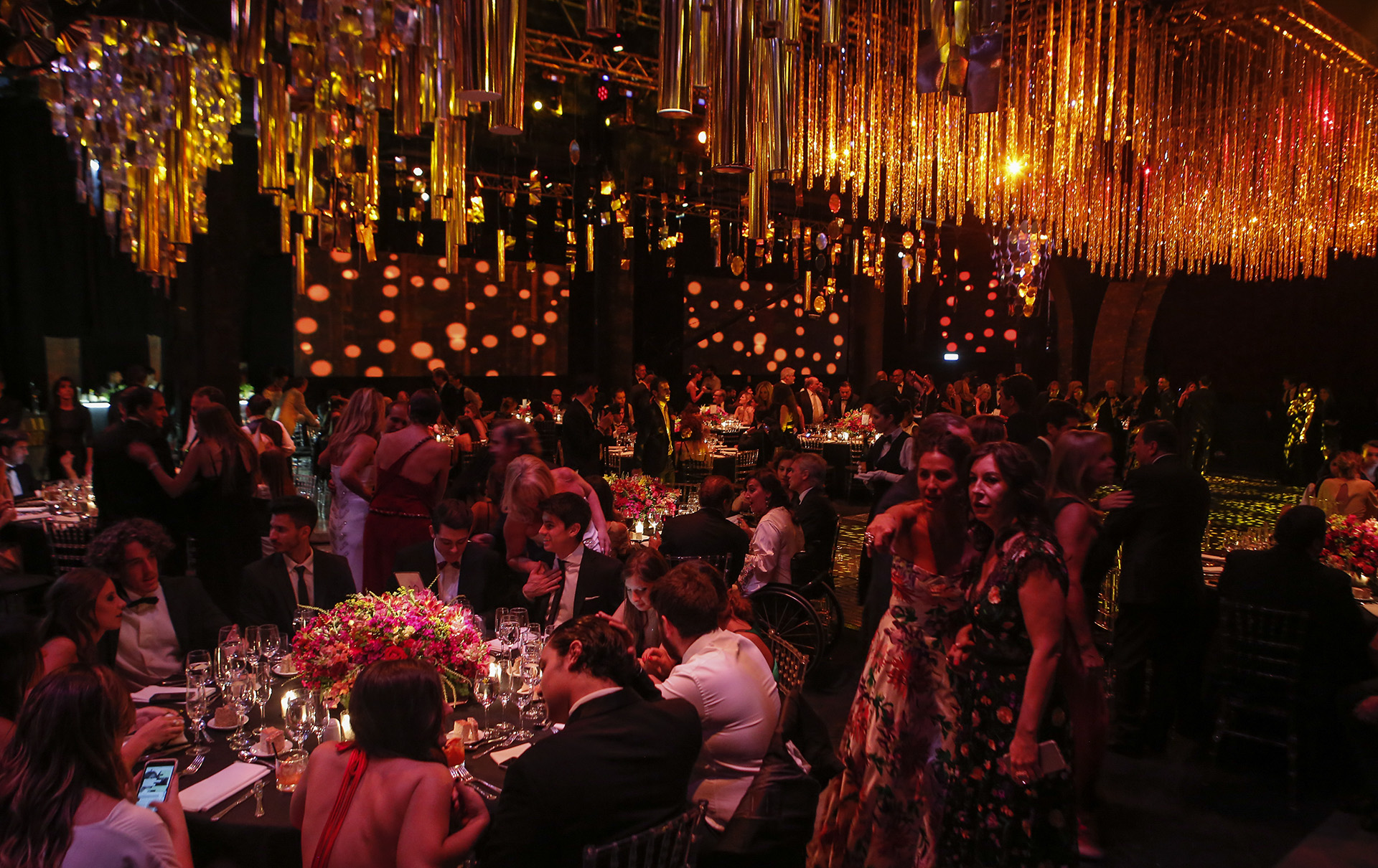 La fabulosa ambientación de la fiesta