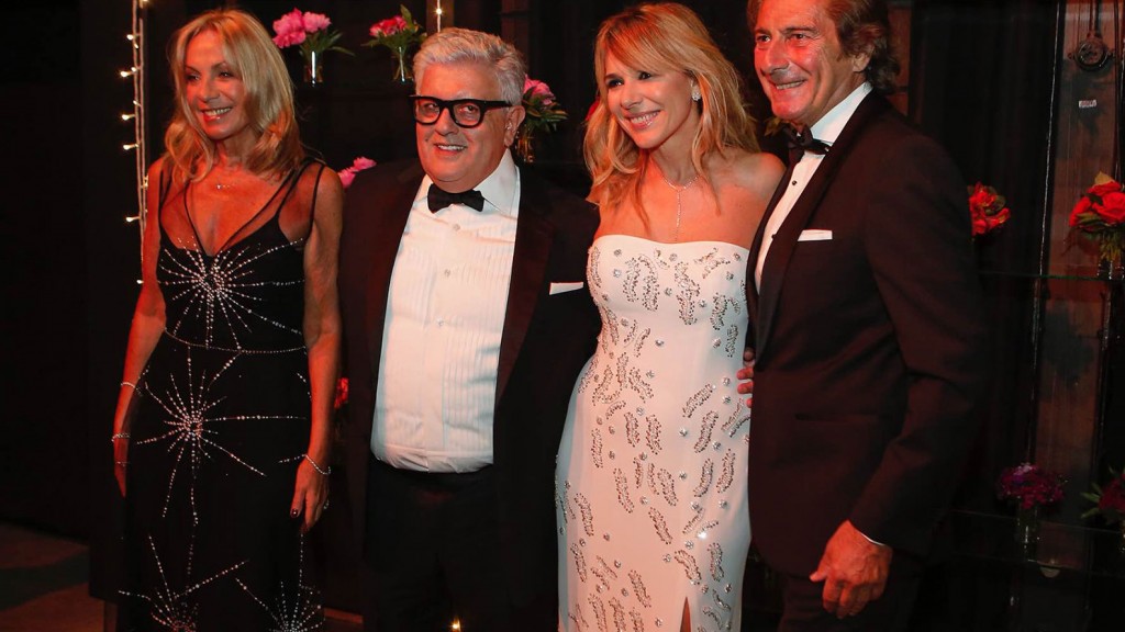 Amelia Saban y Martín Mazzei junto a Carlos Gorosito y Grace Ratto