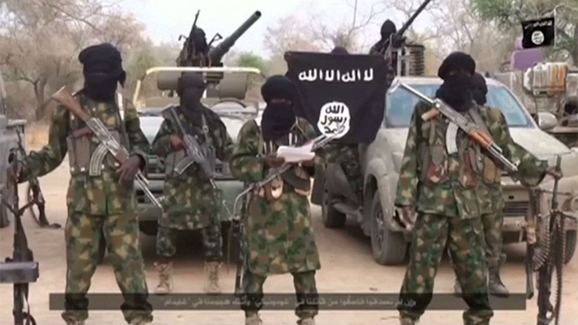 Boko Haram, uno de los muchos grupos terroristas regionales que se han vinculado al ISIS. Opera en Nigeria, Camerún, Chad y Mali