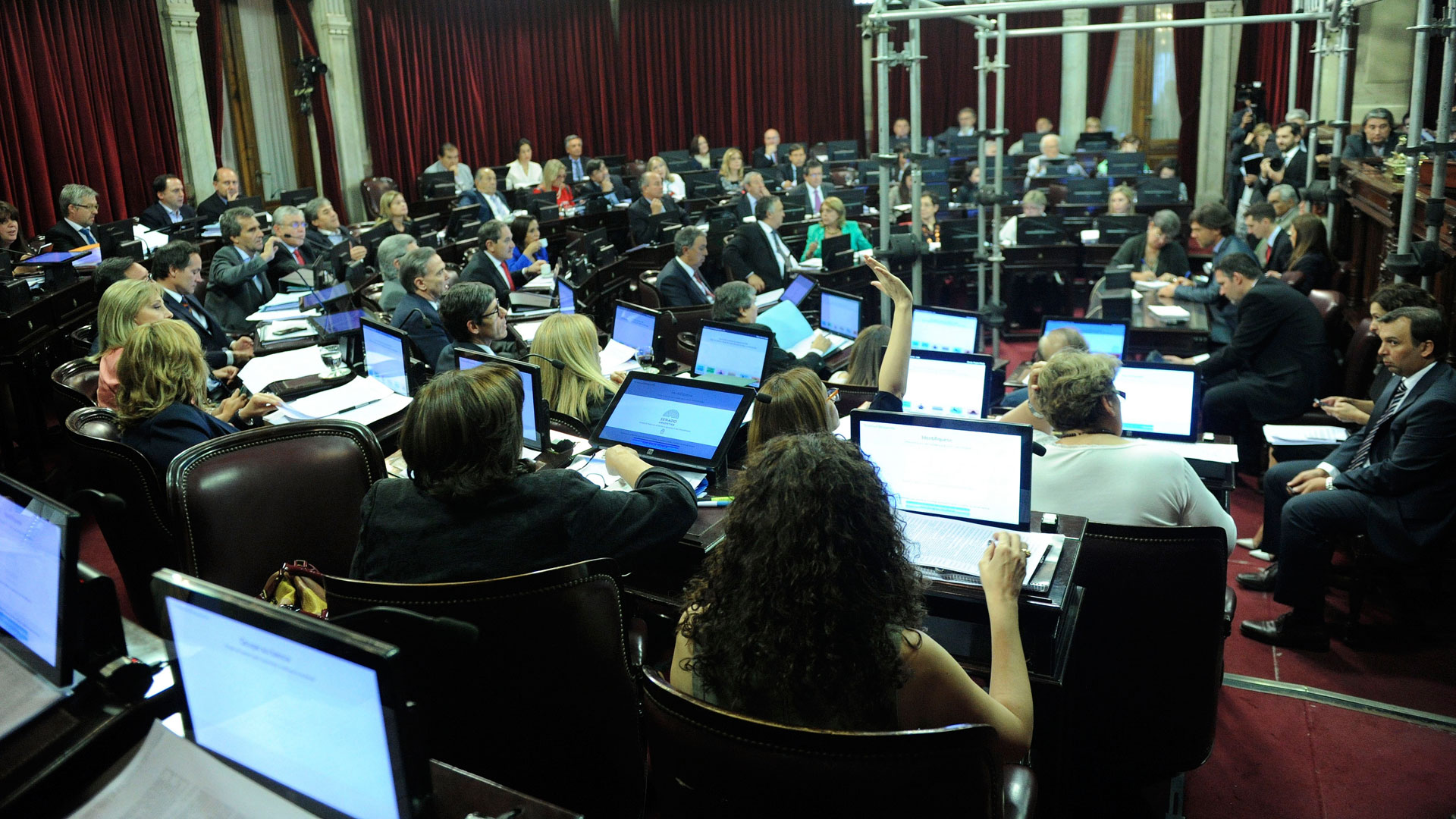 El Senado está a punto de darle un gran dolor de cabeza al gobierno nacional (Télam)
