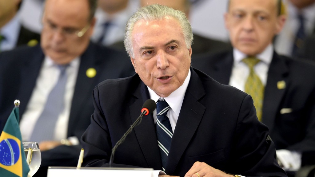 Michel Temer, presidente de Brasil