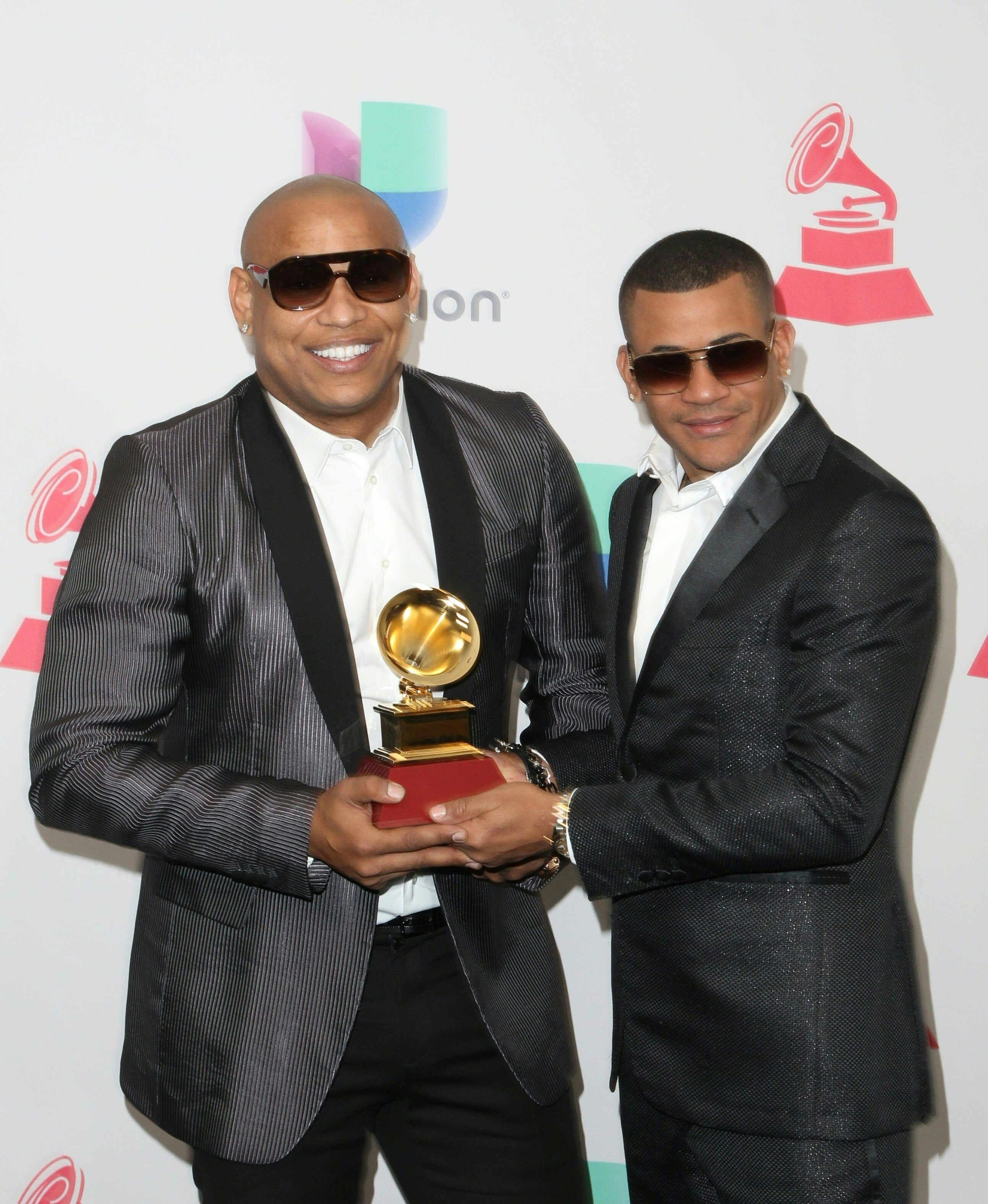 El dúo de Gente de Zona se alzó con el premio a mejor álbum de fusión tropical (AFP)