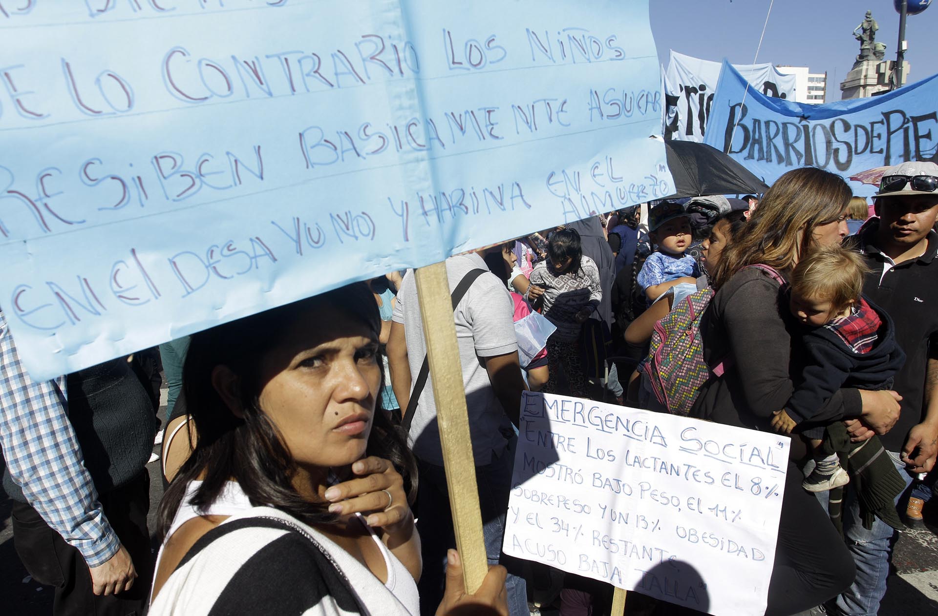 La convocatoria aglutinó a trabajadores bajo el régimen formal, y a aquellos que trabajan “en negro”