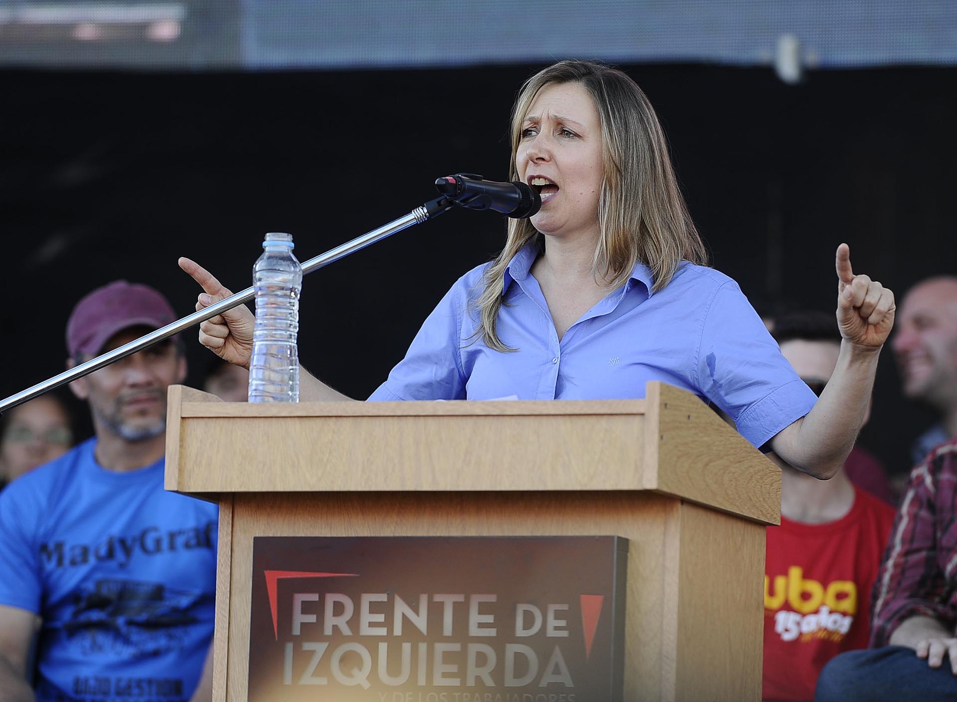 La diputada Myriam Bregman hizo un discurso dedicado al movimiento de mujeres en lucha