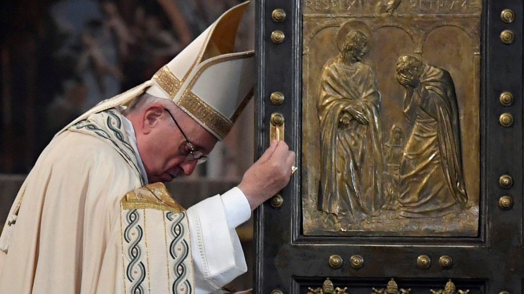 Francisco, en la clausura del Jubileo de la Misericordia (Reuters)