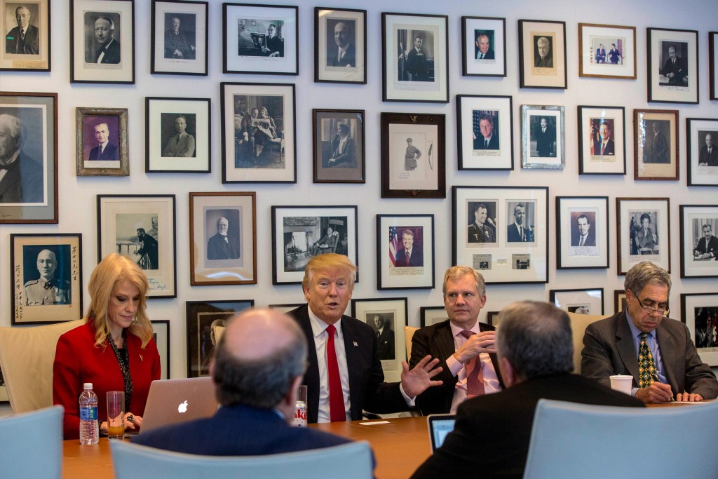 La reunión contó con la presencia de directivos, editores y reporteros del Times (The New York Times – AP)