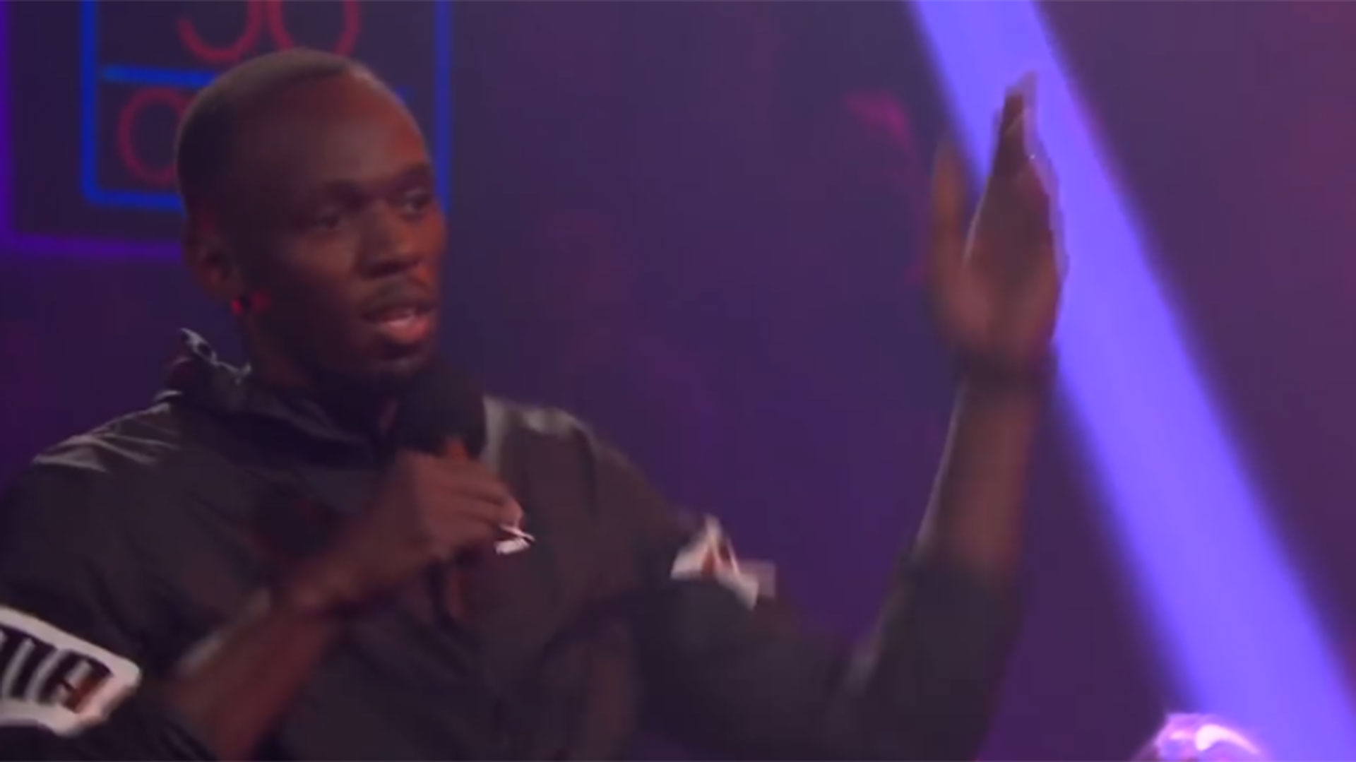 Usain Bolt terminó ganado el duelo