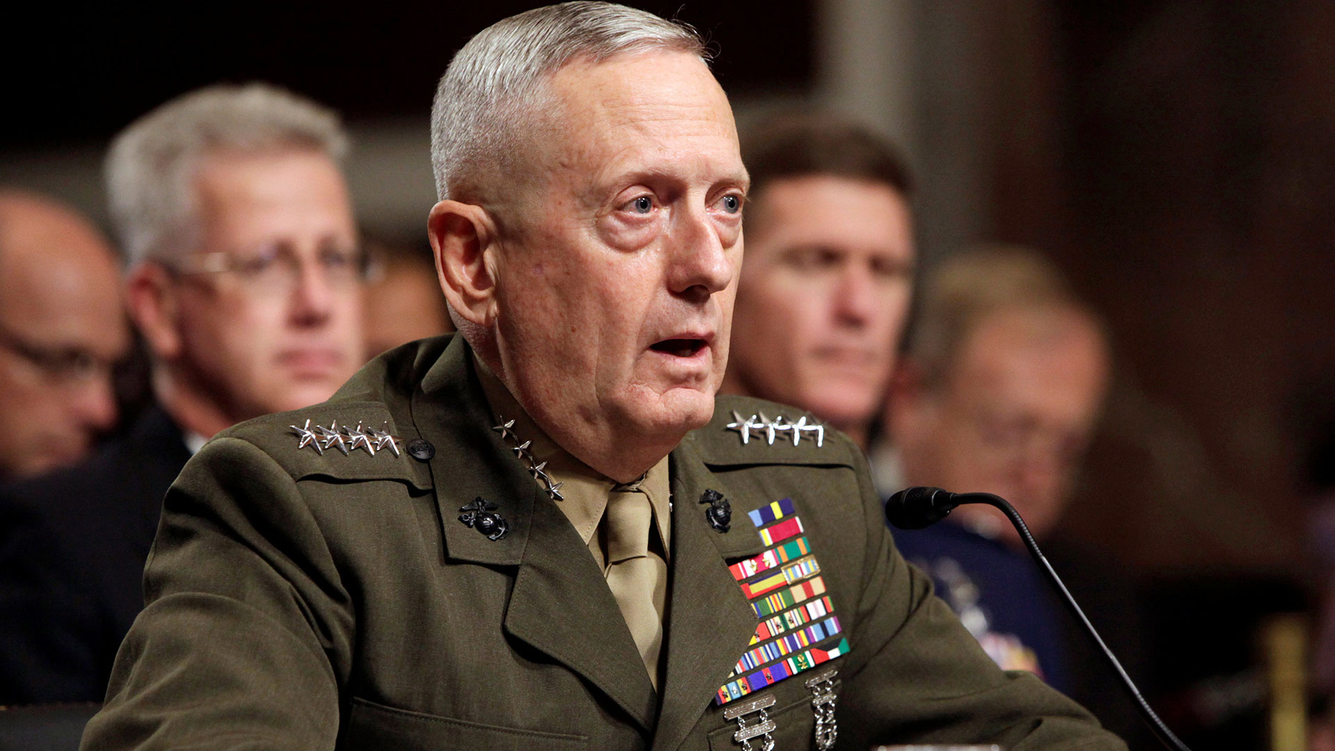 El general James Mattis, secretario de Defensa (Reuters)