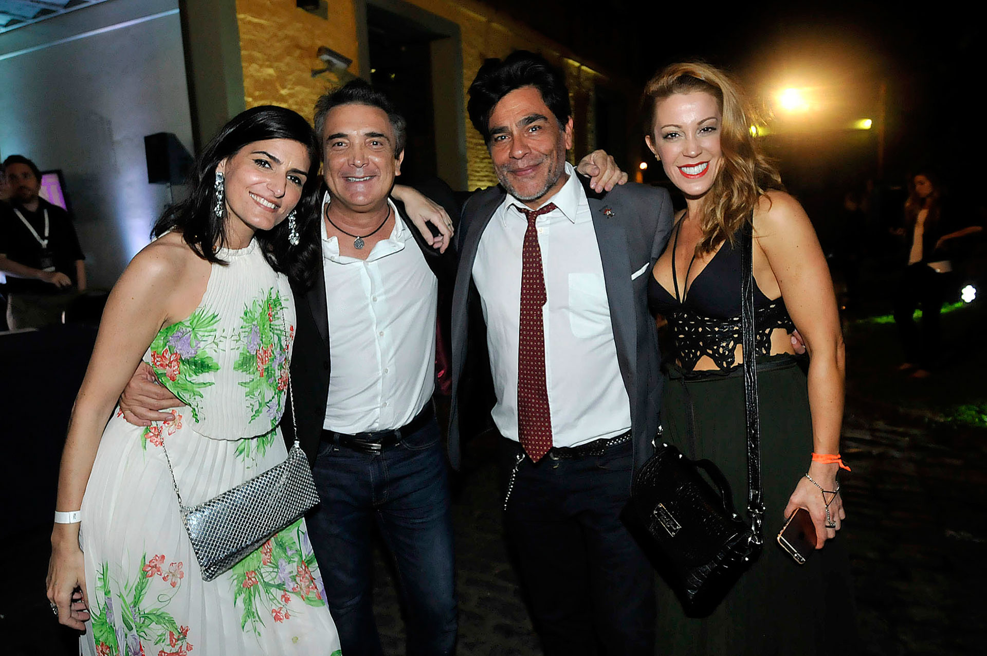 Cecilia Milone, Nito Artaza, Juan Palomino y Miriam Lanzoni