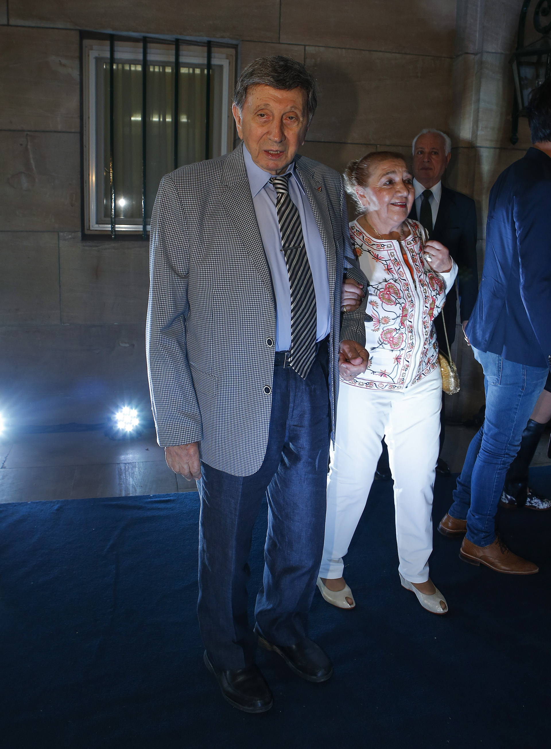 Luis Landriscina y su esposa